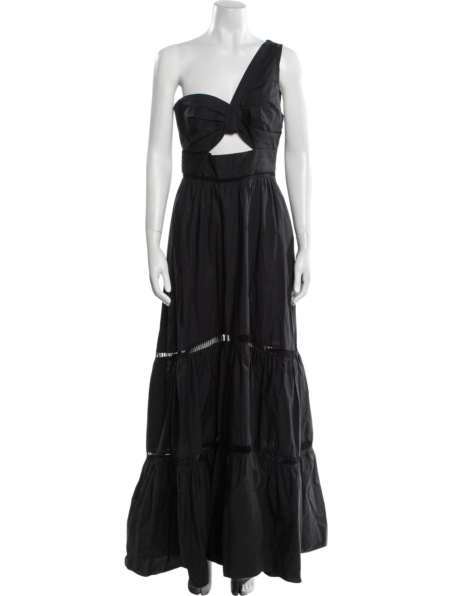 A.L.C. One-Shoulder Long Dress - Black Dresses, Clothing - WA4244841 | The  RealReal