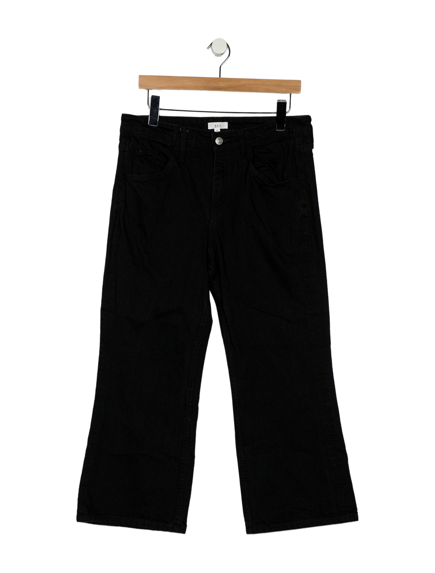 A.L.C. High-Rise Wide Leg Jeans