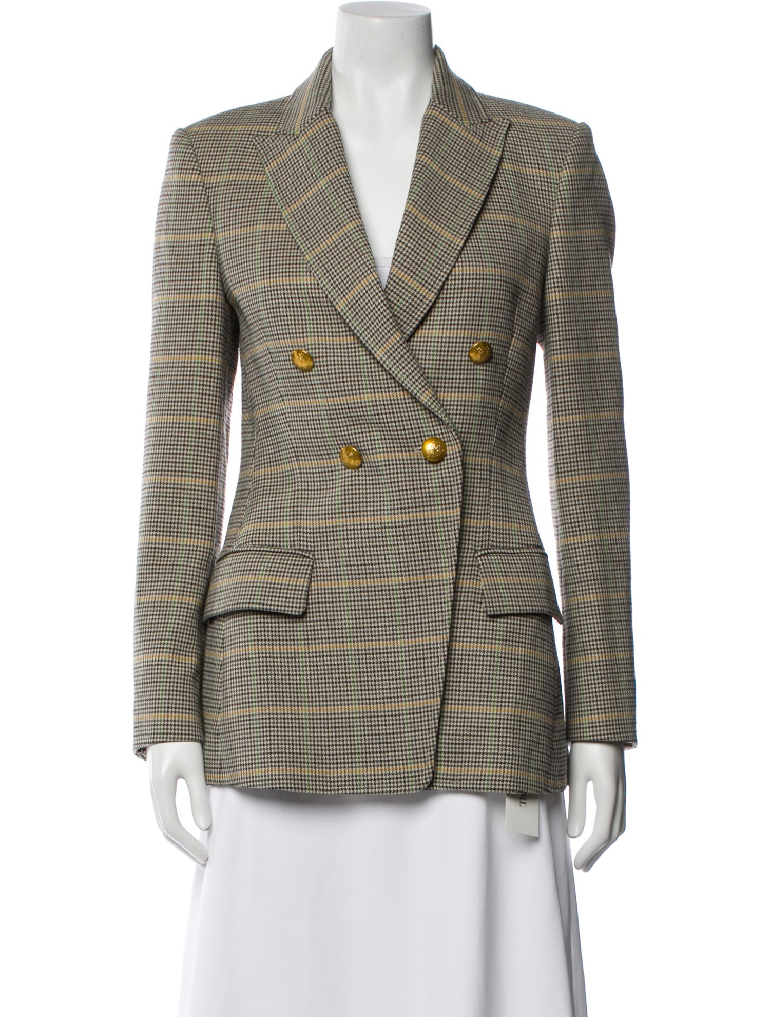 A.L.C. Plaid Print Blazer