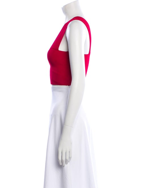 A.L.C. Square Neckline Sleeveless Crop Top