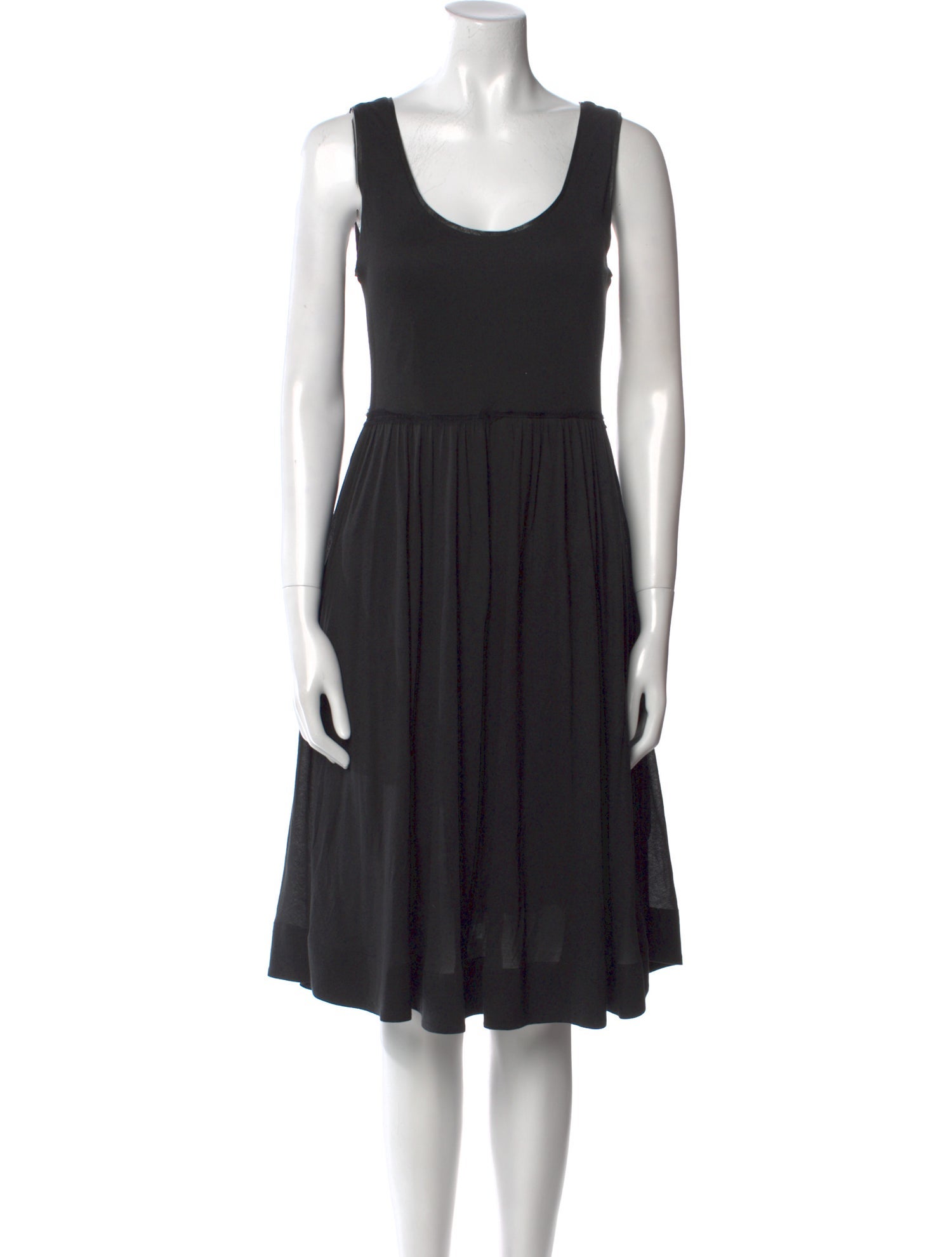 A.L.C. Scoop Neck Midi Length Dress