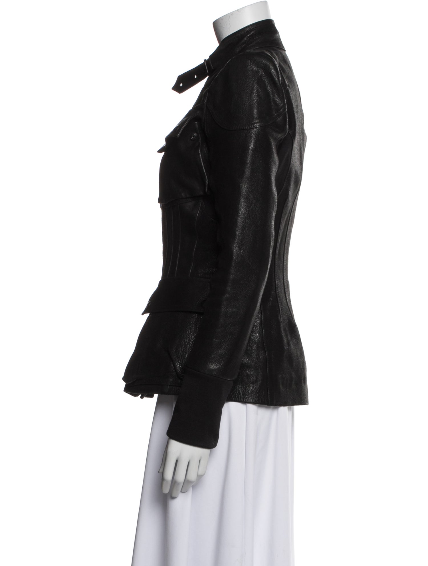 A.L.C. Leather Denim Jacket