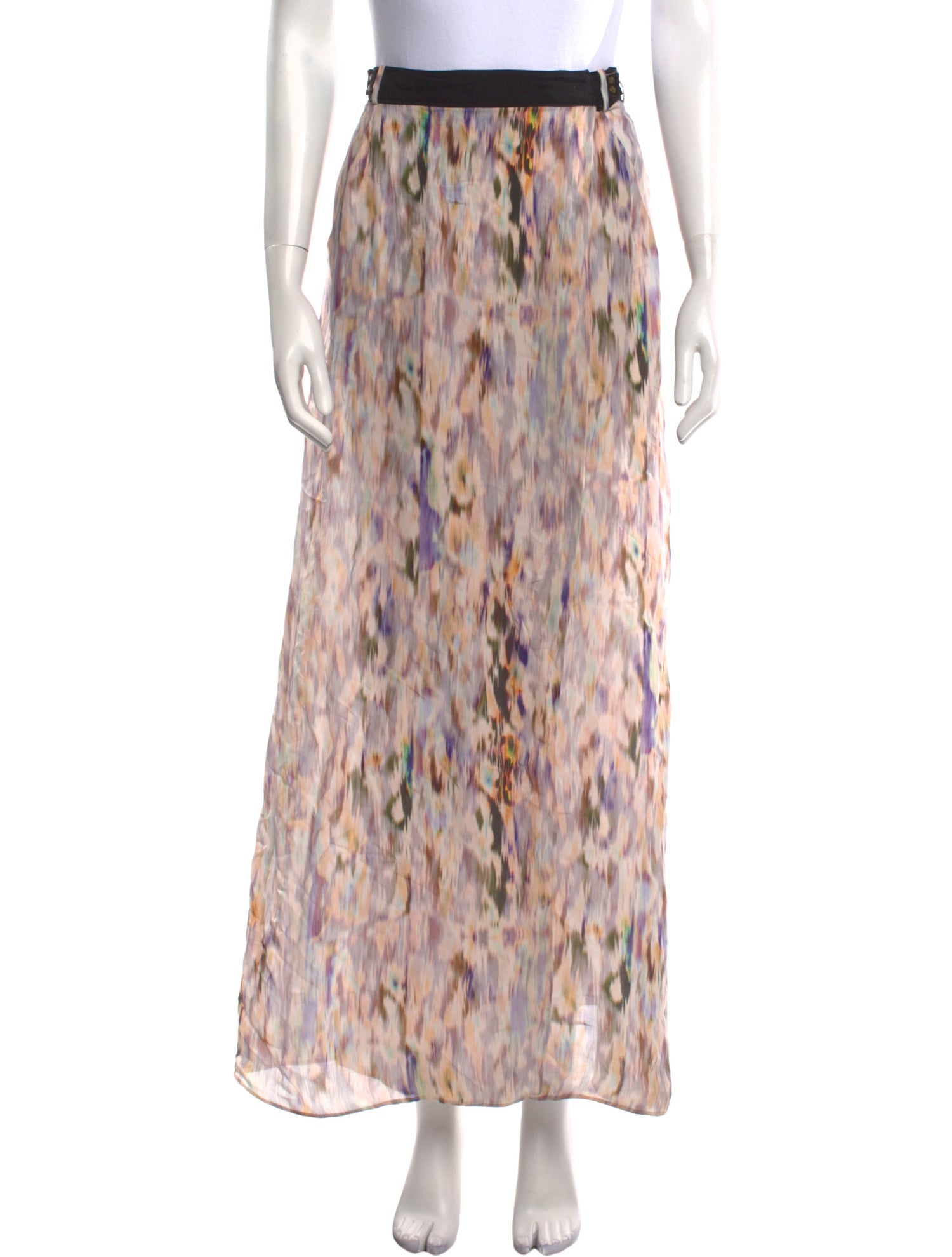 A.L.C. Silk Long Skirt