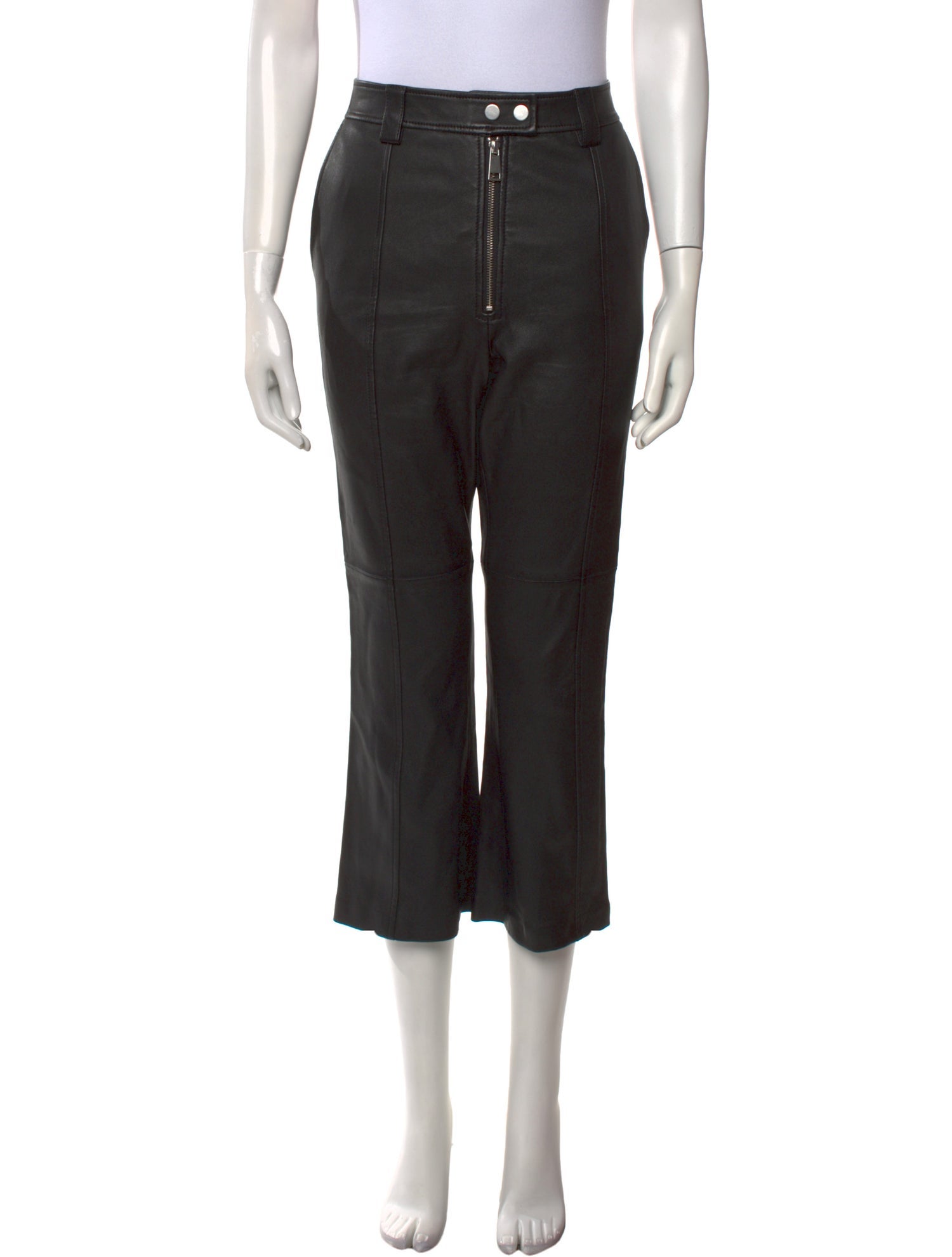 A.L.C. Lamb Leather Wide Leg Pants
