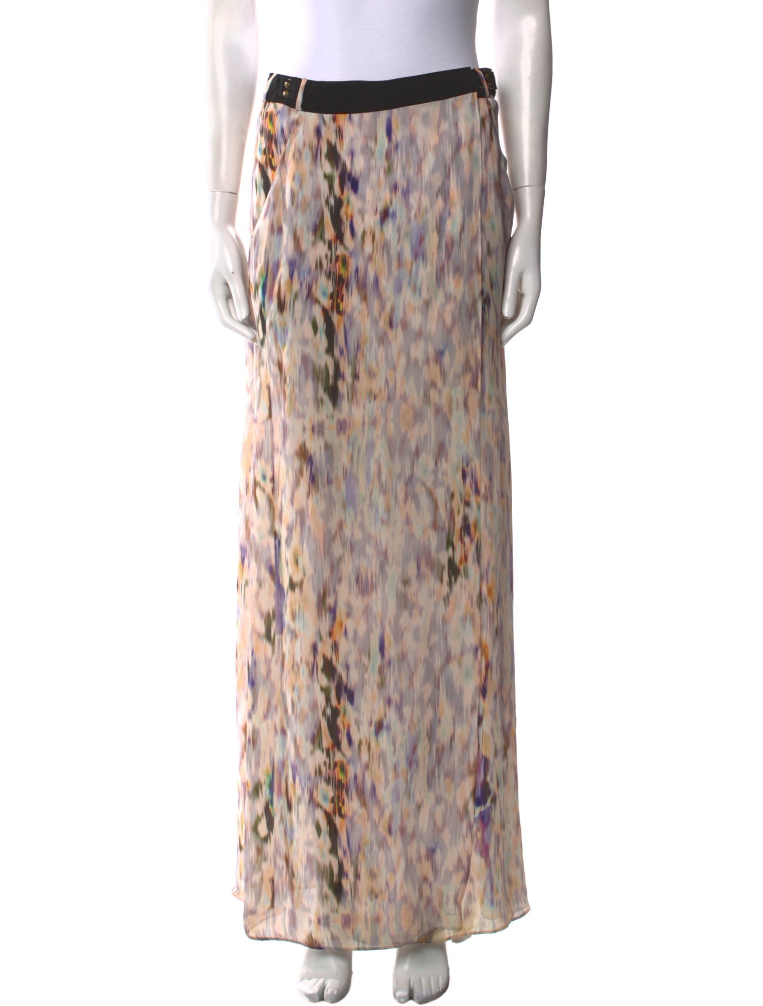 A.L.C. Silk Long Skirt