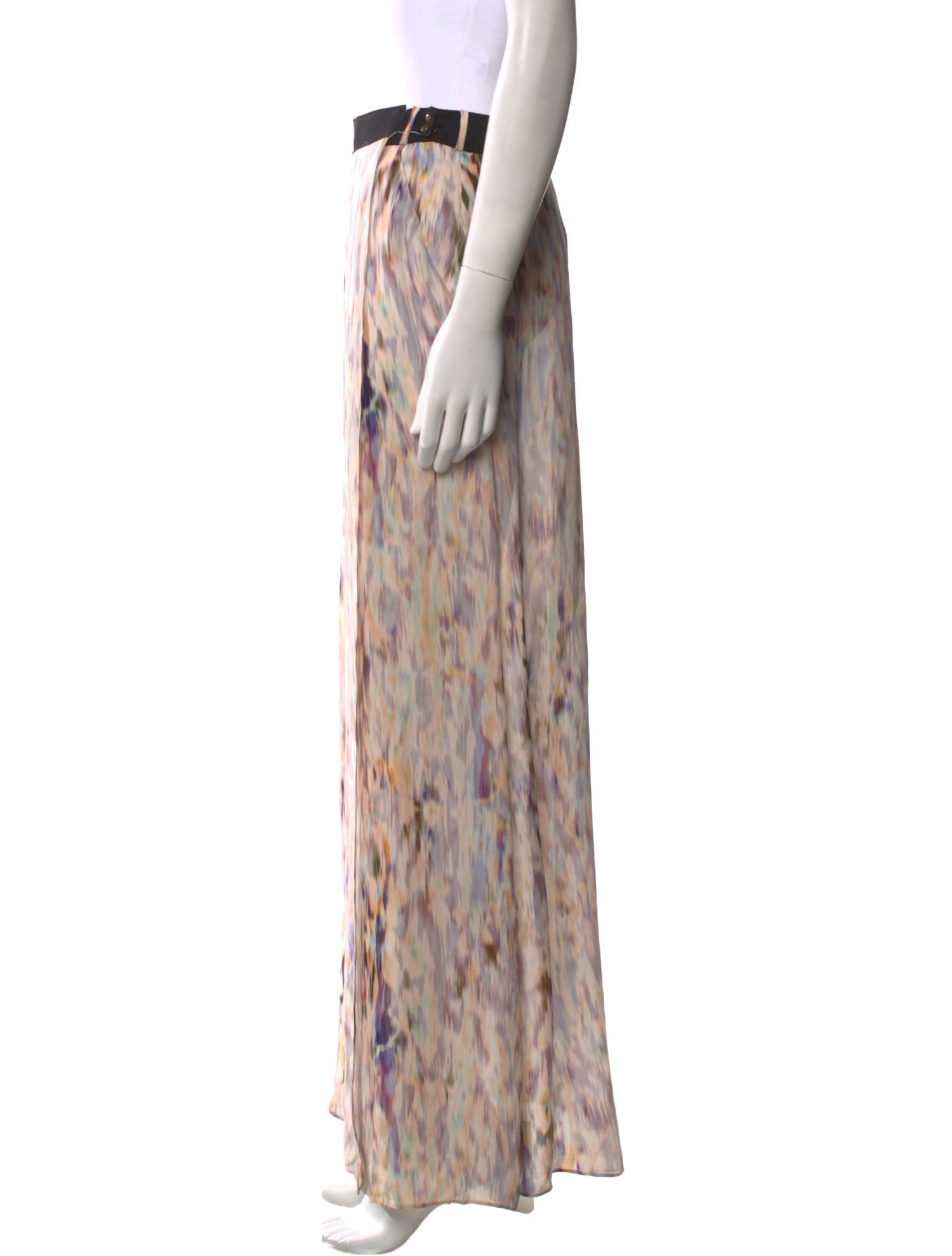 A.L.C. Silk Long Skirt