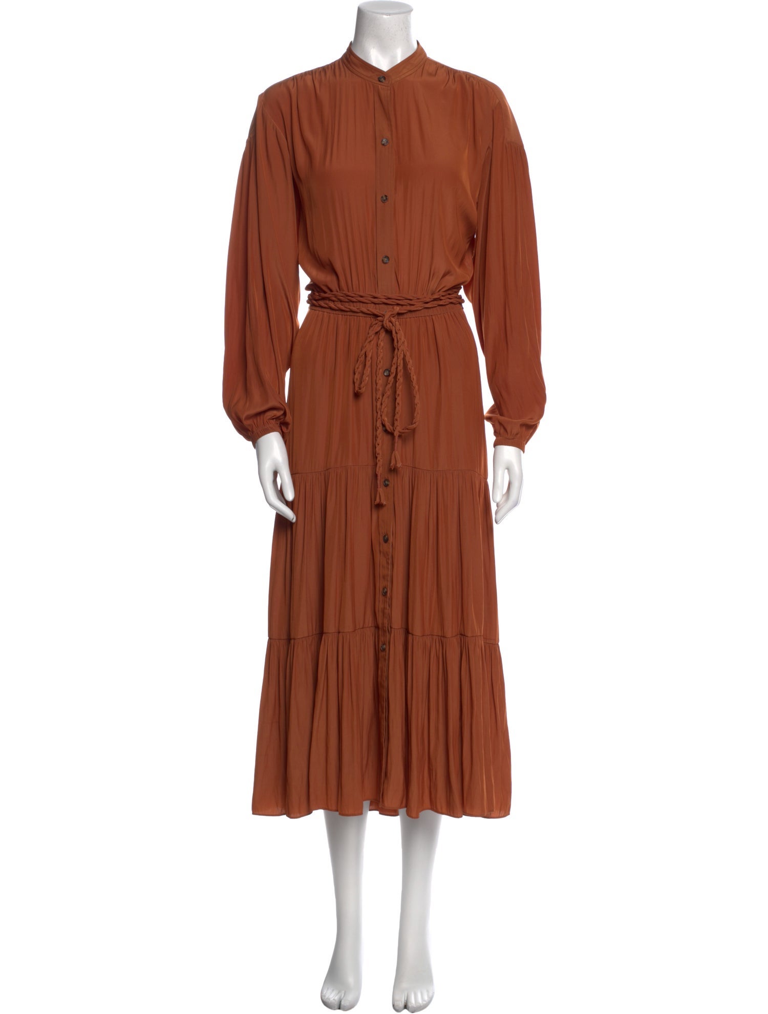 A.L.C. Mock Neck Midi Length Dress