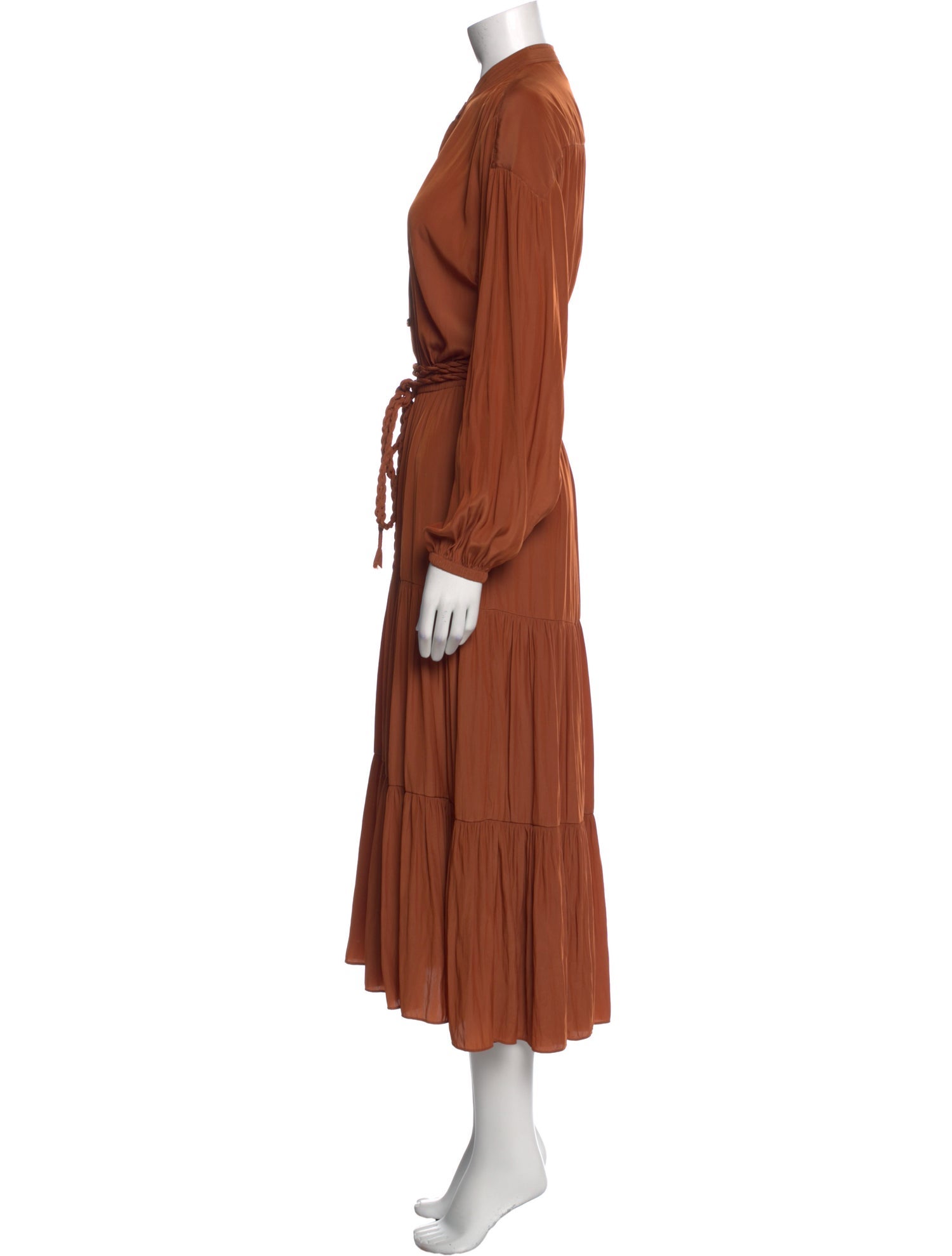 A.L.C. Mock Neck Midi Length Dress