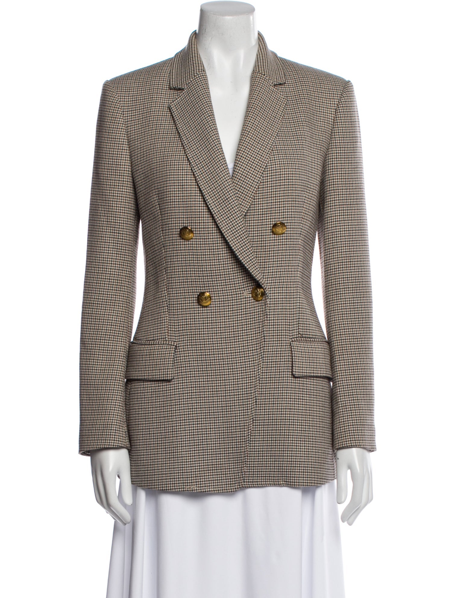 A.L.C. Houndstooth Print Blazer