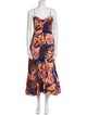 A.L.C. Printed Long Dress