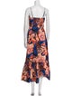 A.L.C. Printed Long Dress