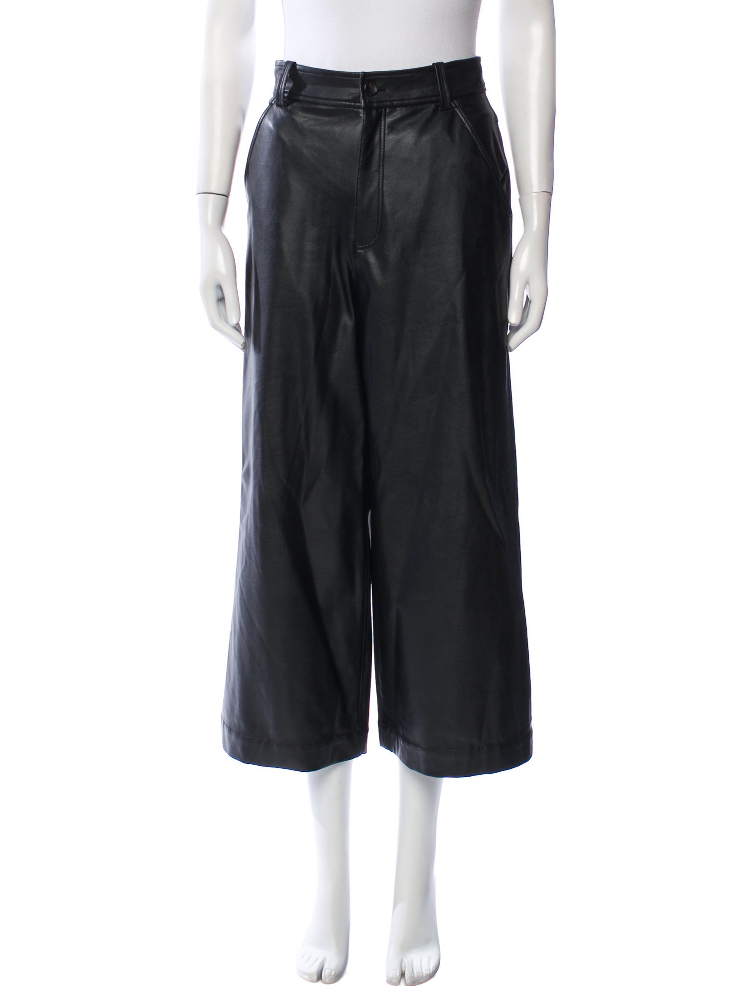 A.L.C. Faux Leather Wide Leg Pants
