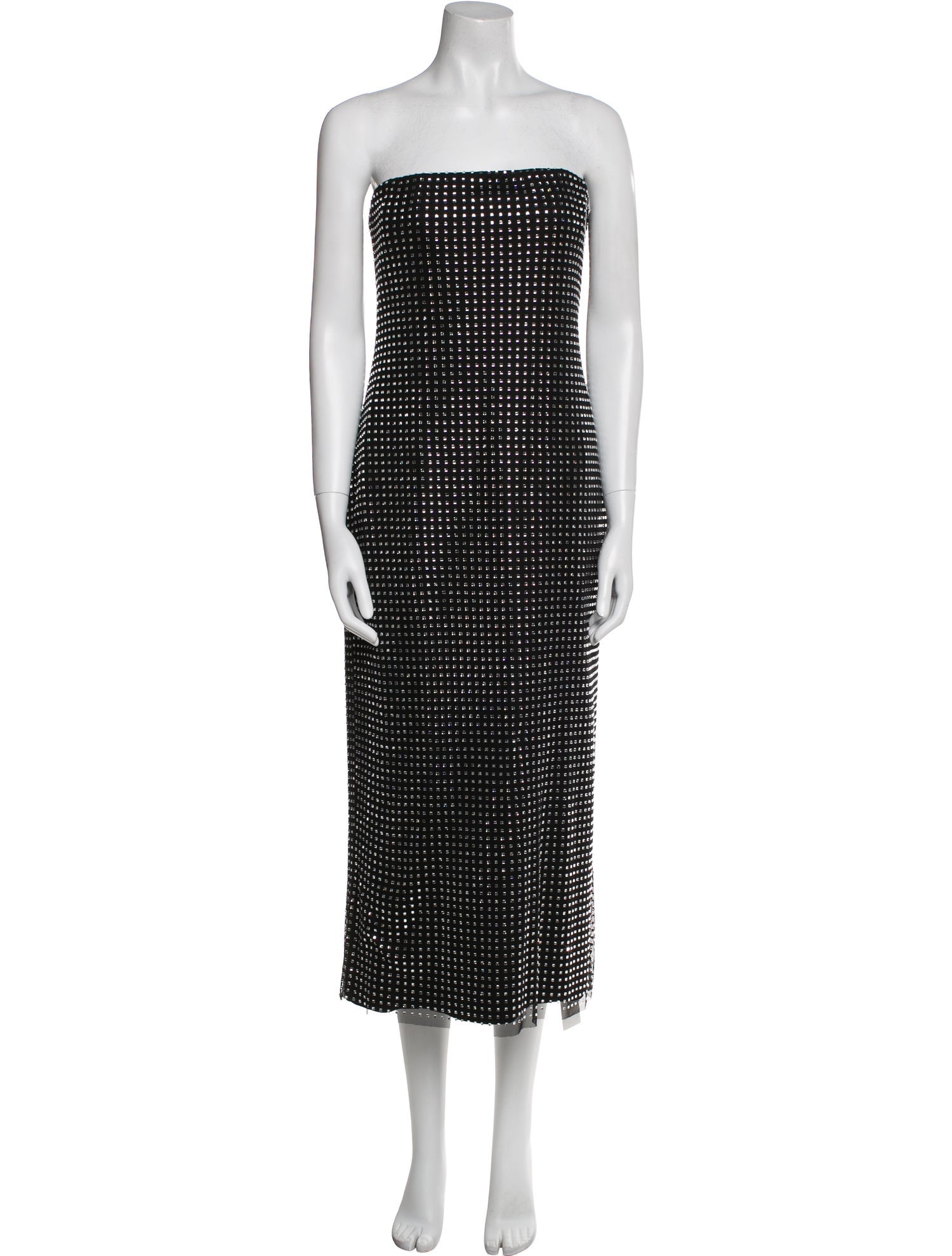 A.L.C. Polka Dot Print Midi Length Dress
