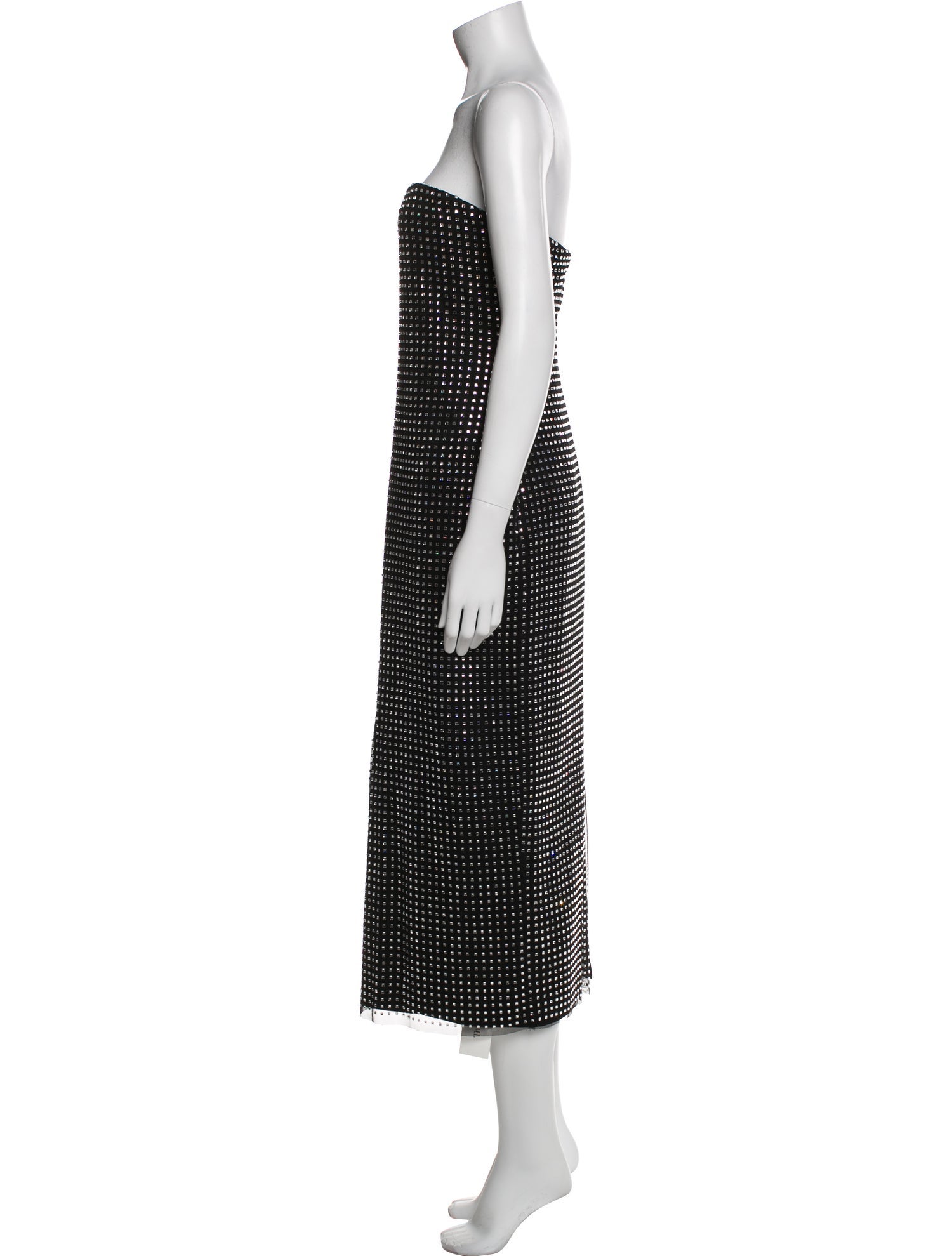 A.L.C. Polka Dot Print Midi Length Dress