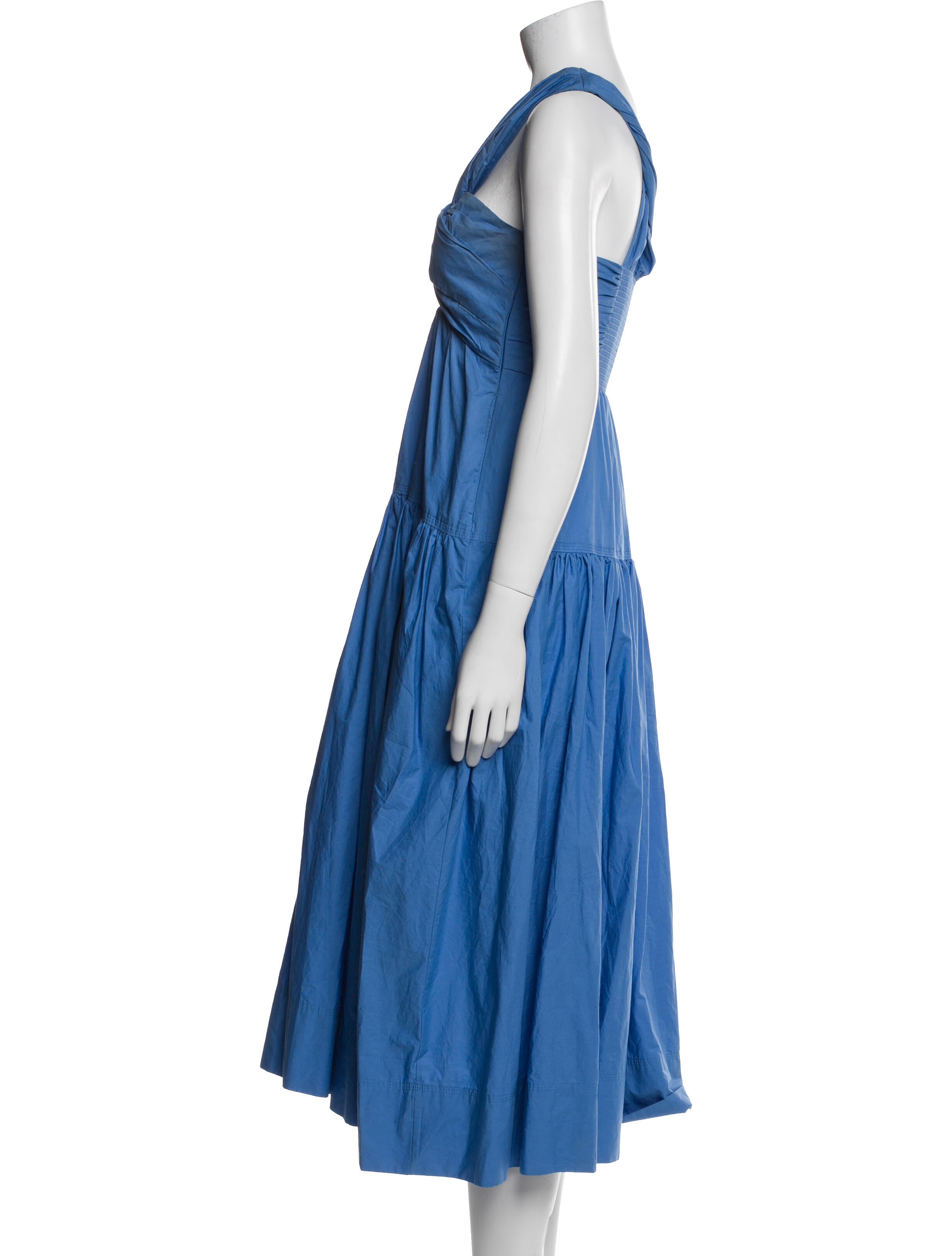 A.L.C. One-Shoulder Midi Length Dress