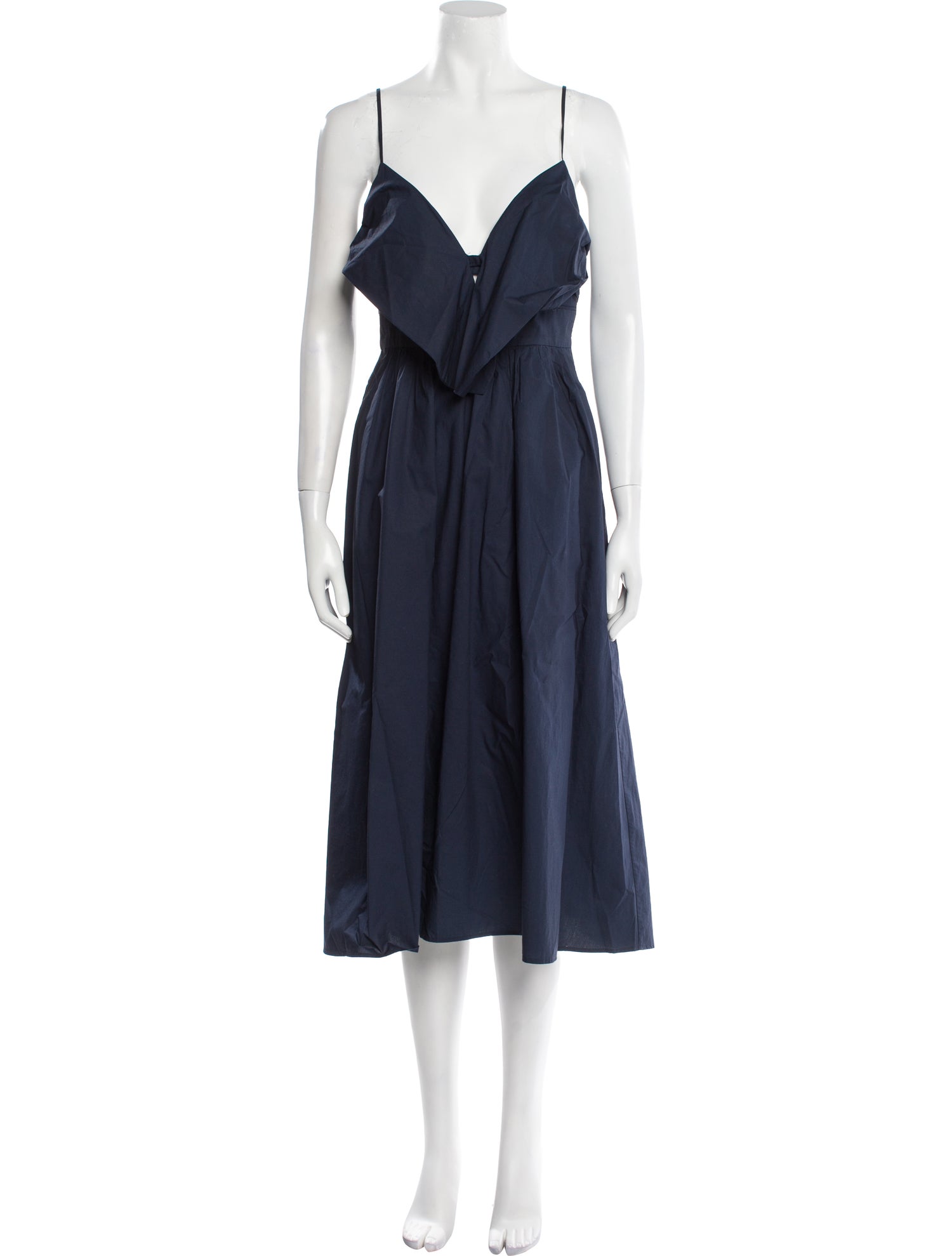 A.L.C. V-Neck Midi Length Dress