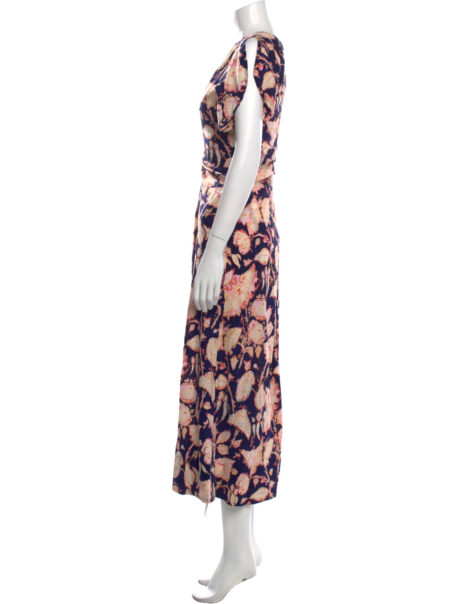 A.L.C. Silk Midi Length Dress