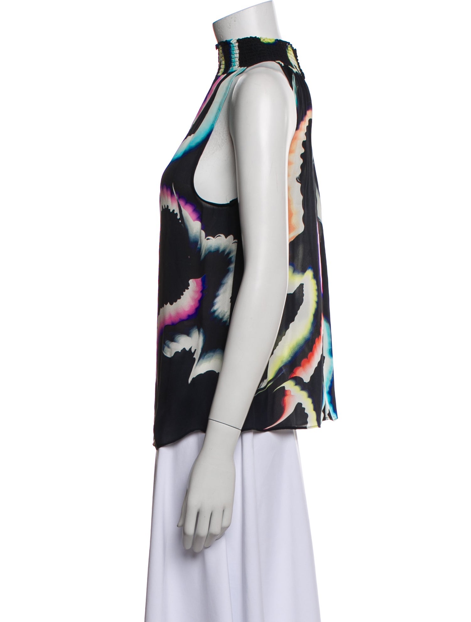 A.L.C. Silk Printed Blouse