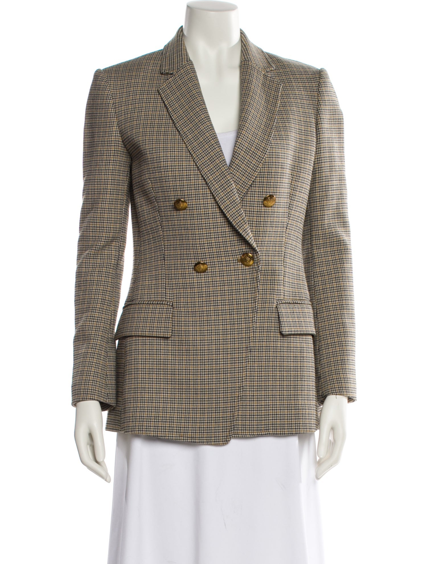 A.L.C. Houndstooth Print Blazer