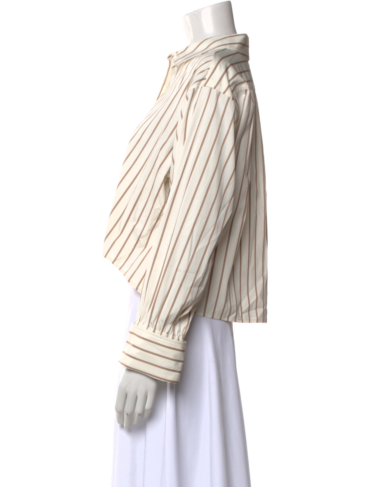 A.L.C. Striped Long Sleeve Crop Top w/ Tags