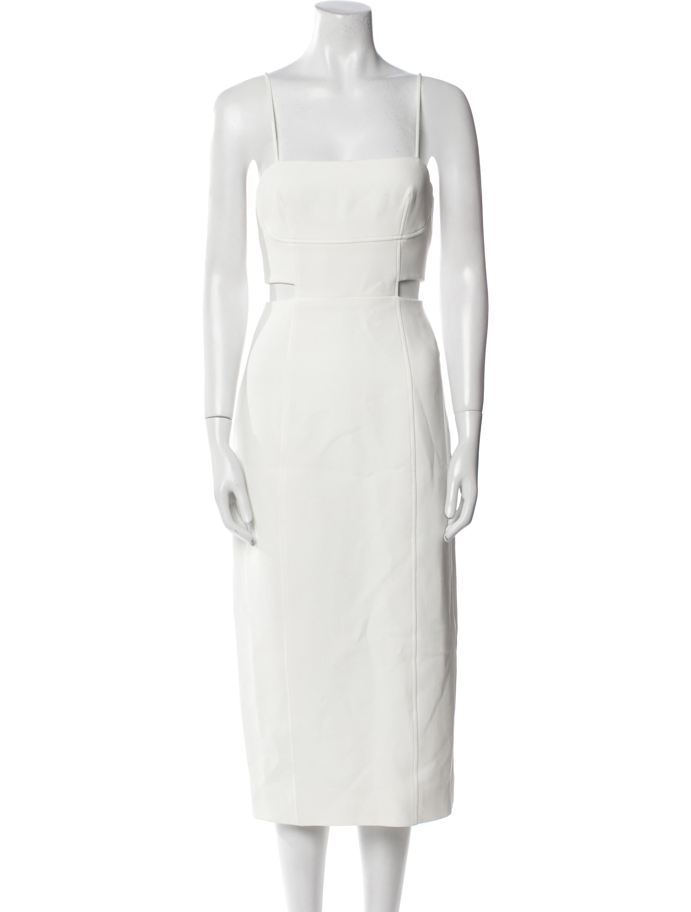 A.L.C. Square Neckline Midi Length Dress