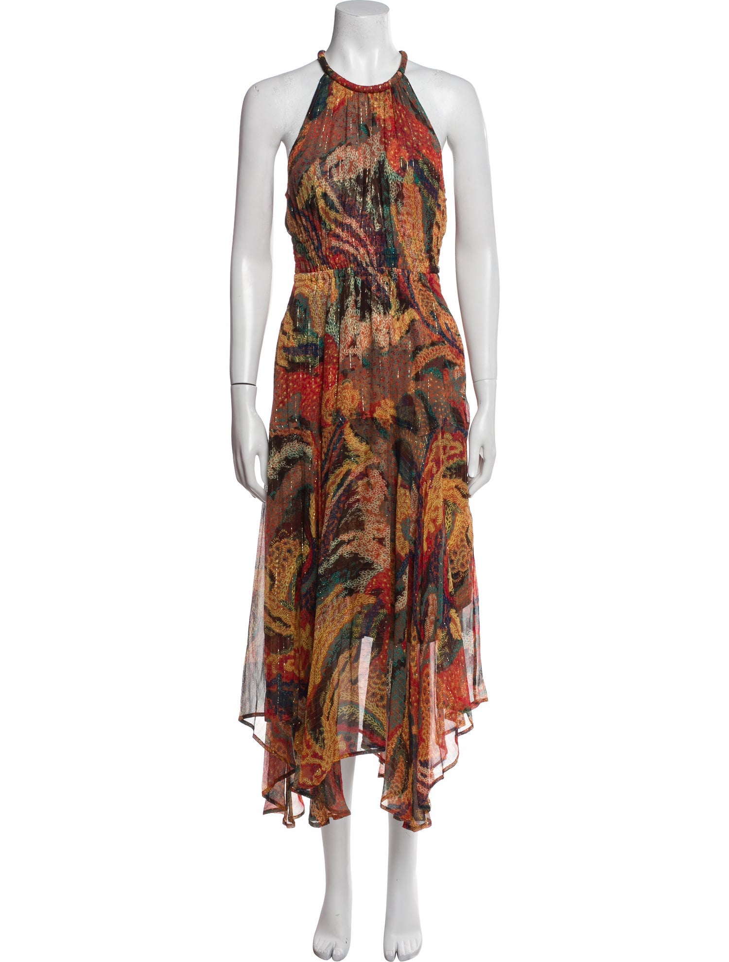A.L.C. Silk Midi Length Dress