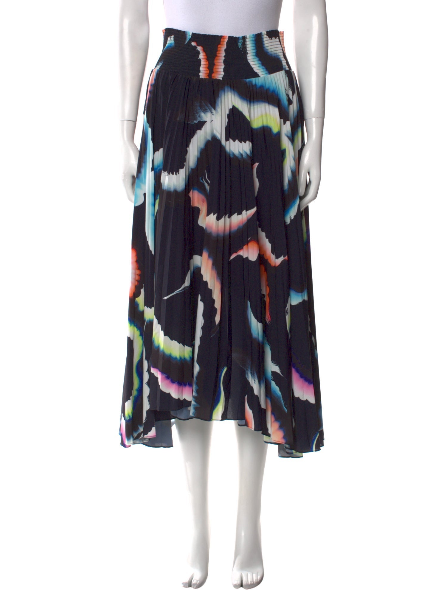 A.L.C. Printed Midi Length Skirt