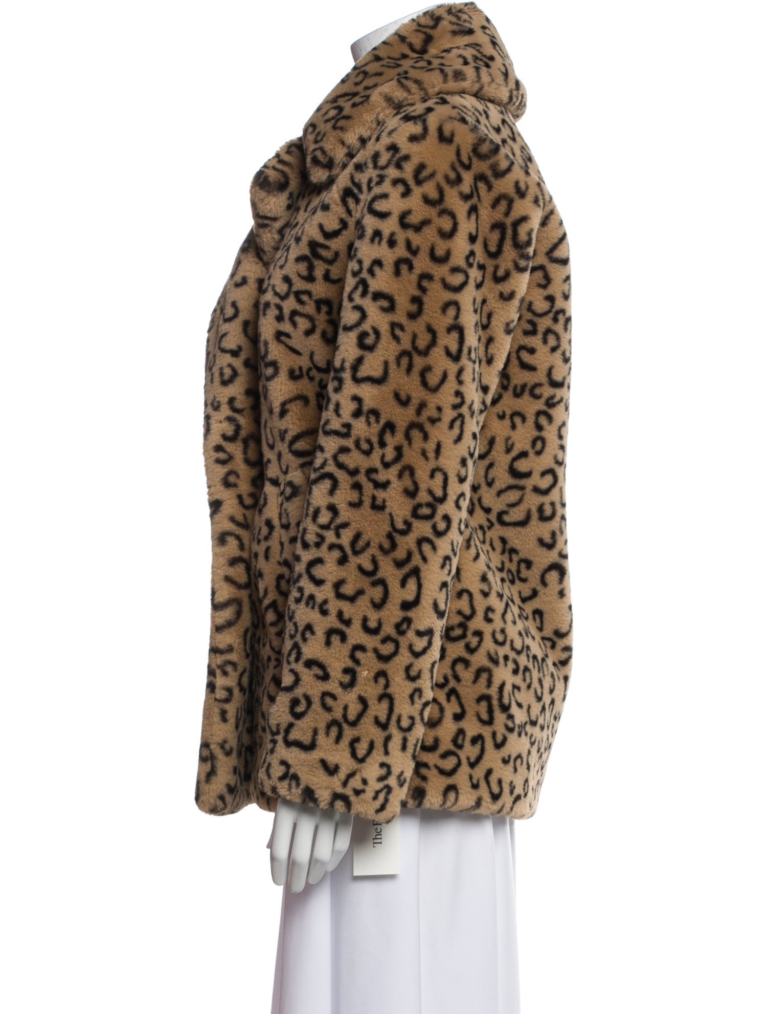 A.L.C. Animal Print Faux Fur Jacket