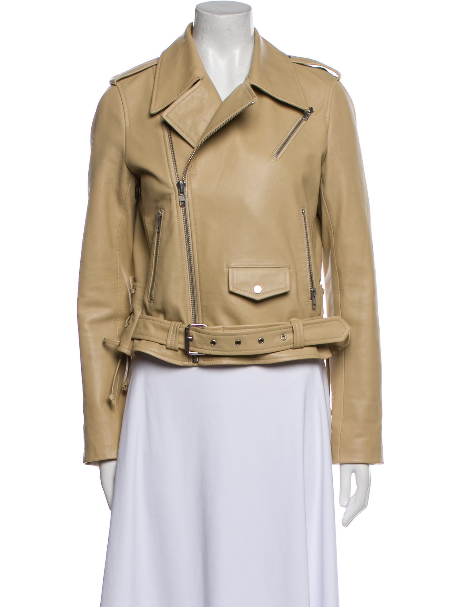 A.L.C. Lamb Leather Biker Jacket