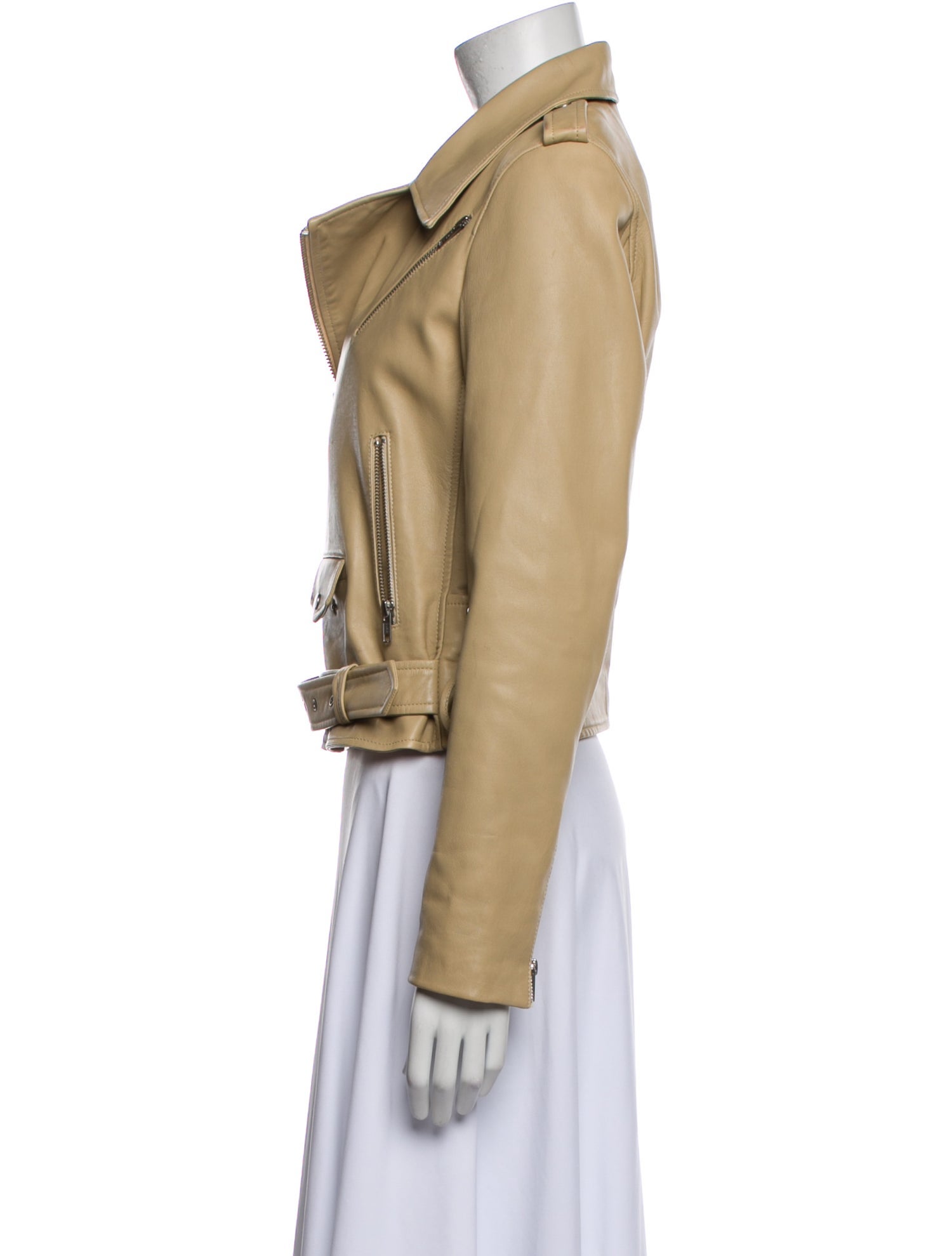 A.L.C. Lamb Leather Biker Jacket