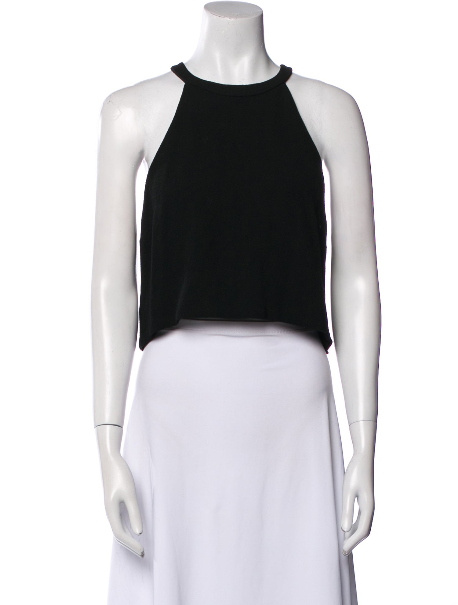 A.L.C. Halterneck Sleeveless Crop Top