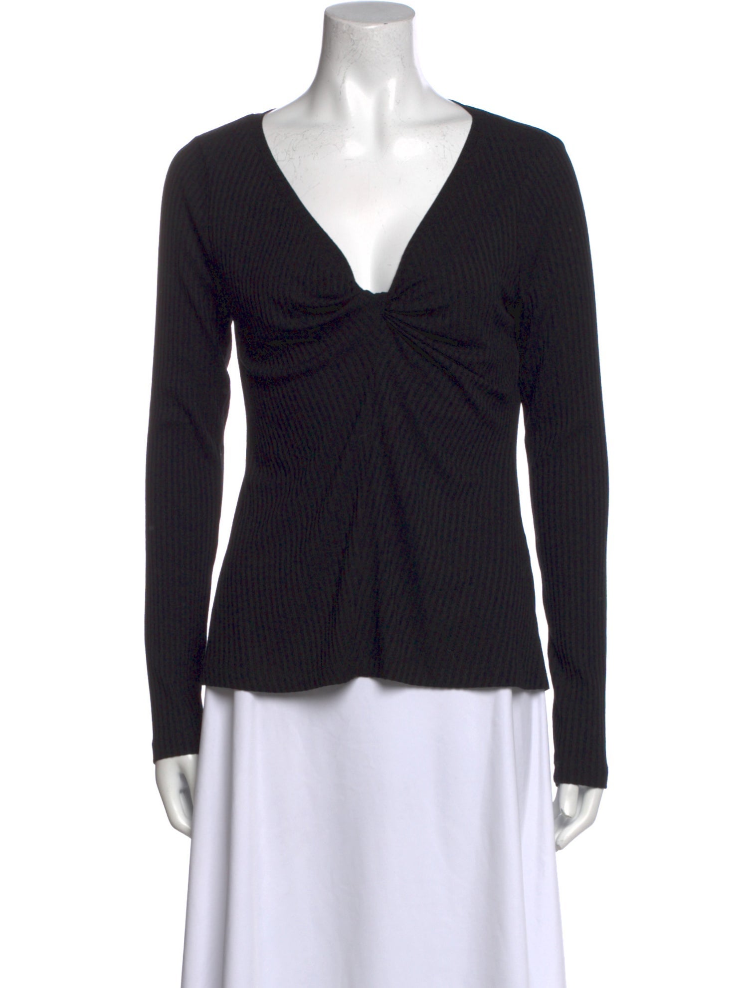 A.L.C. V-Neck Long Sleeve Top