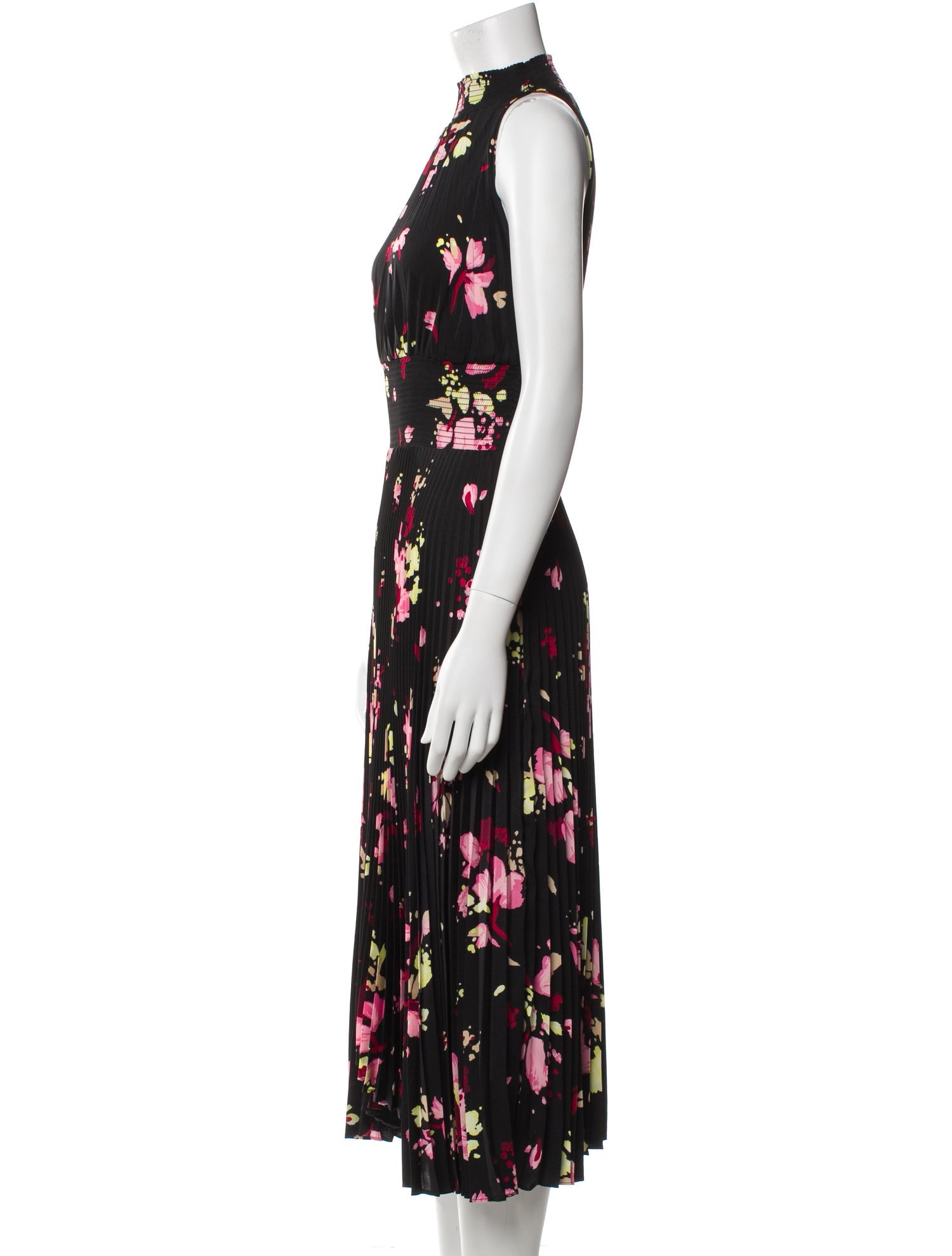 A.L.C. Floral Print Midi Length Dress