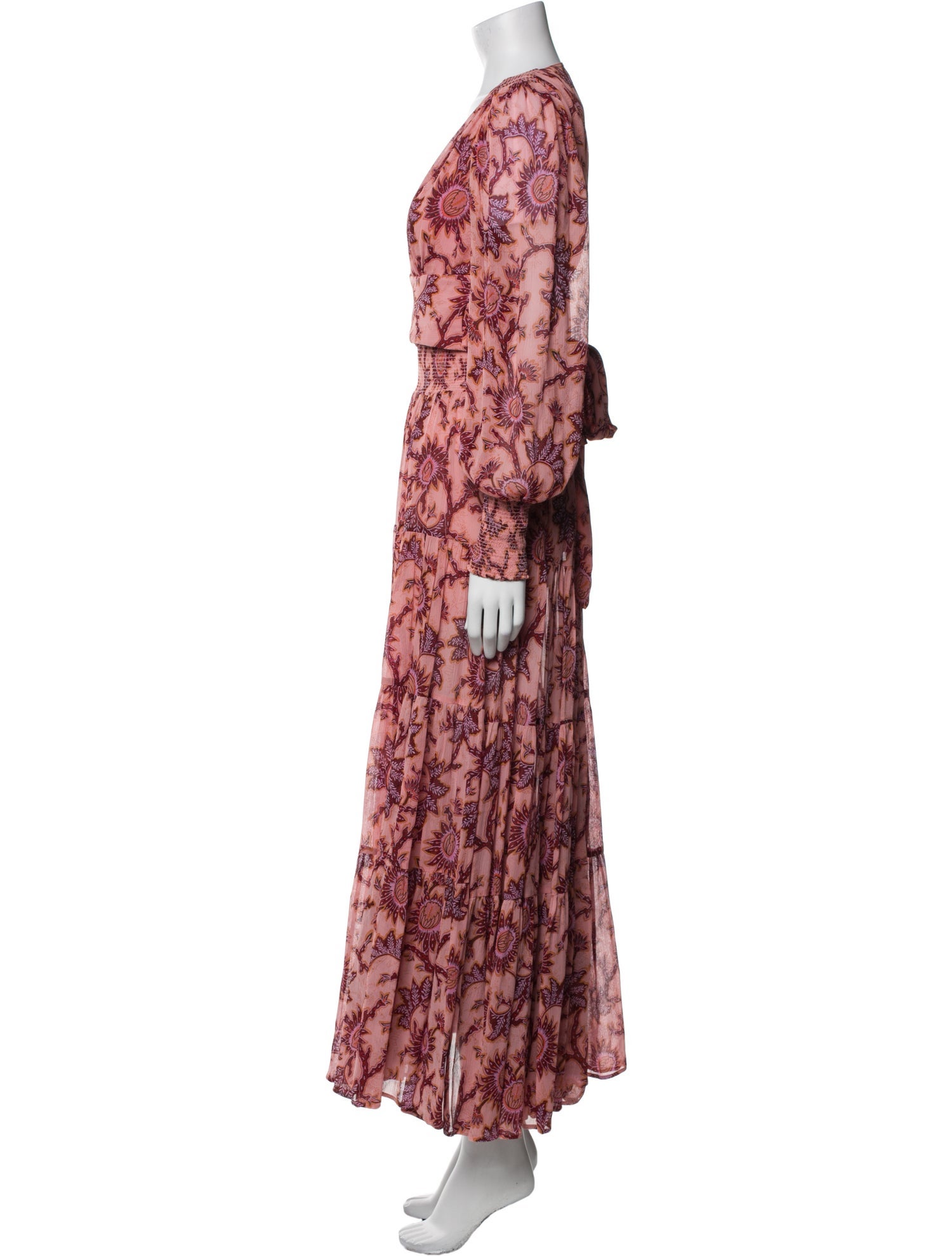 A.L.C. Silk Printed Skirt Set