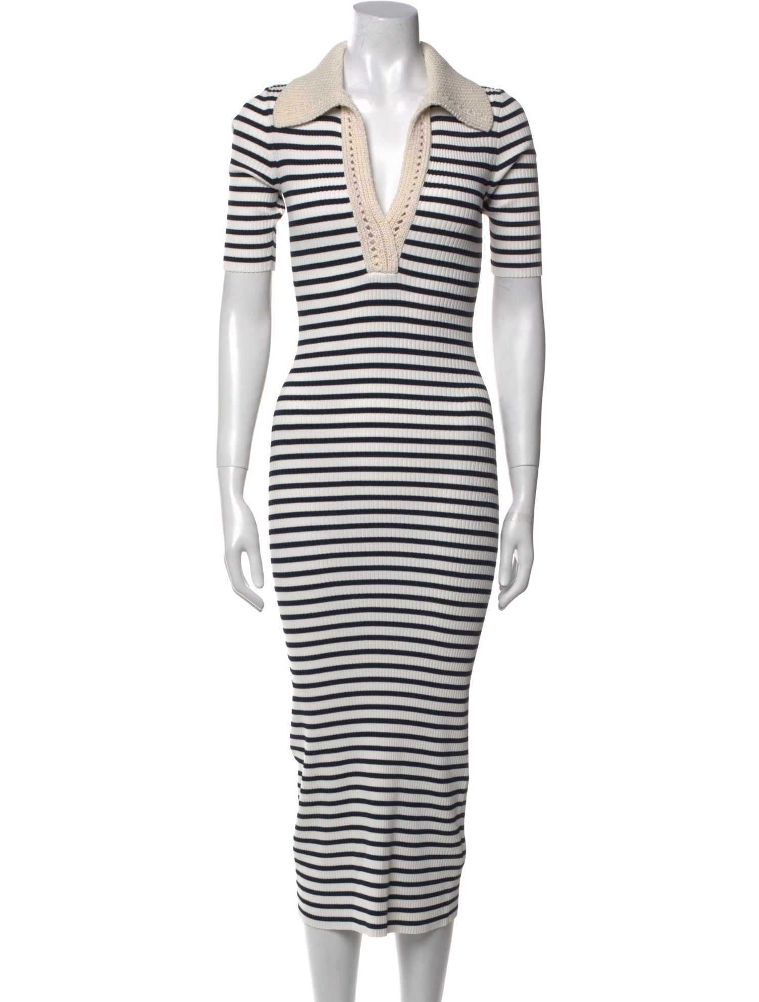 A.L.C. Striped Knee-Length Dress w/ Tags