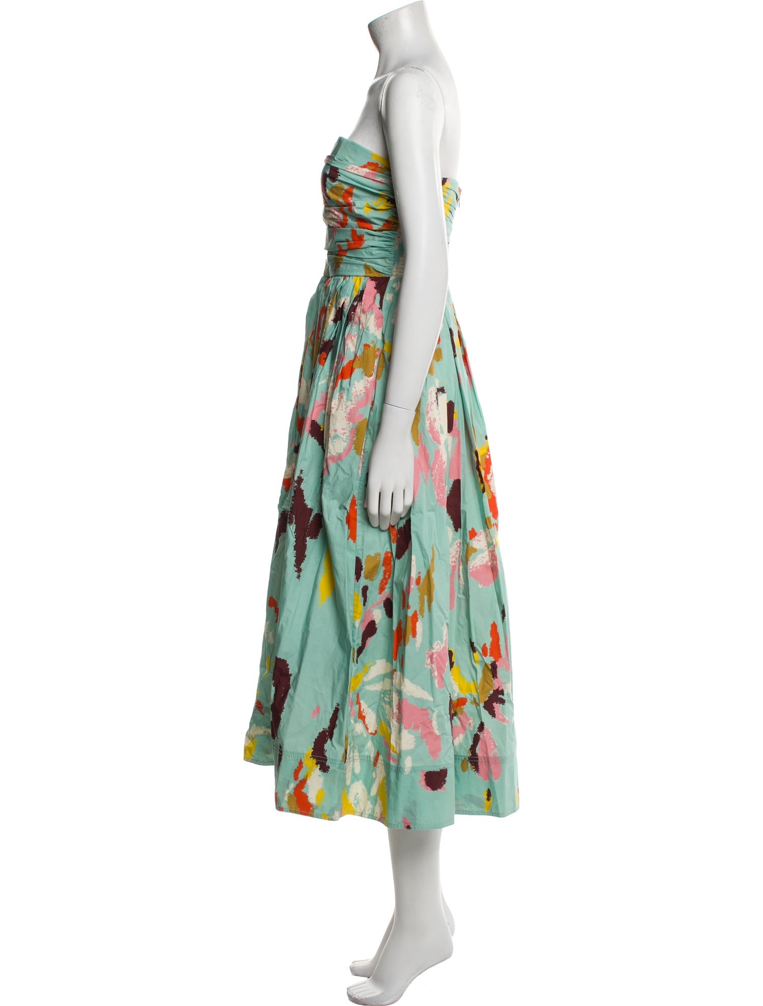 A.L.C. Printed Midi Length Dress