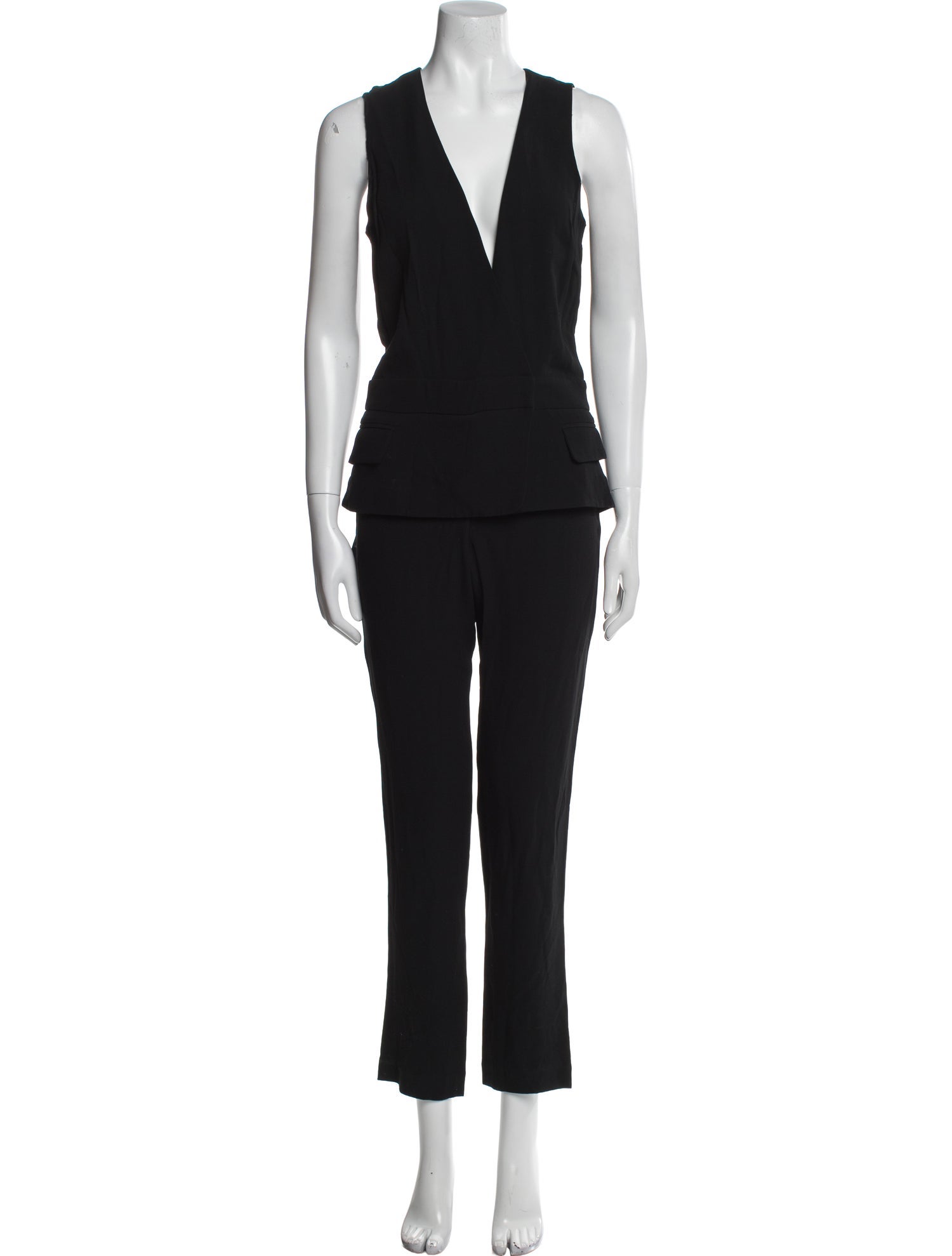 A.L.C. V-Neck Jumpsuit