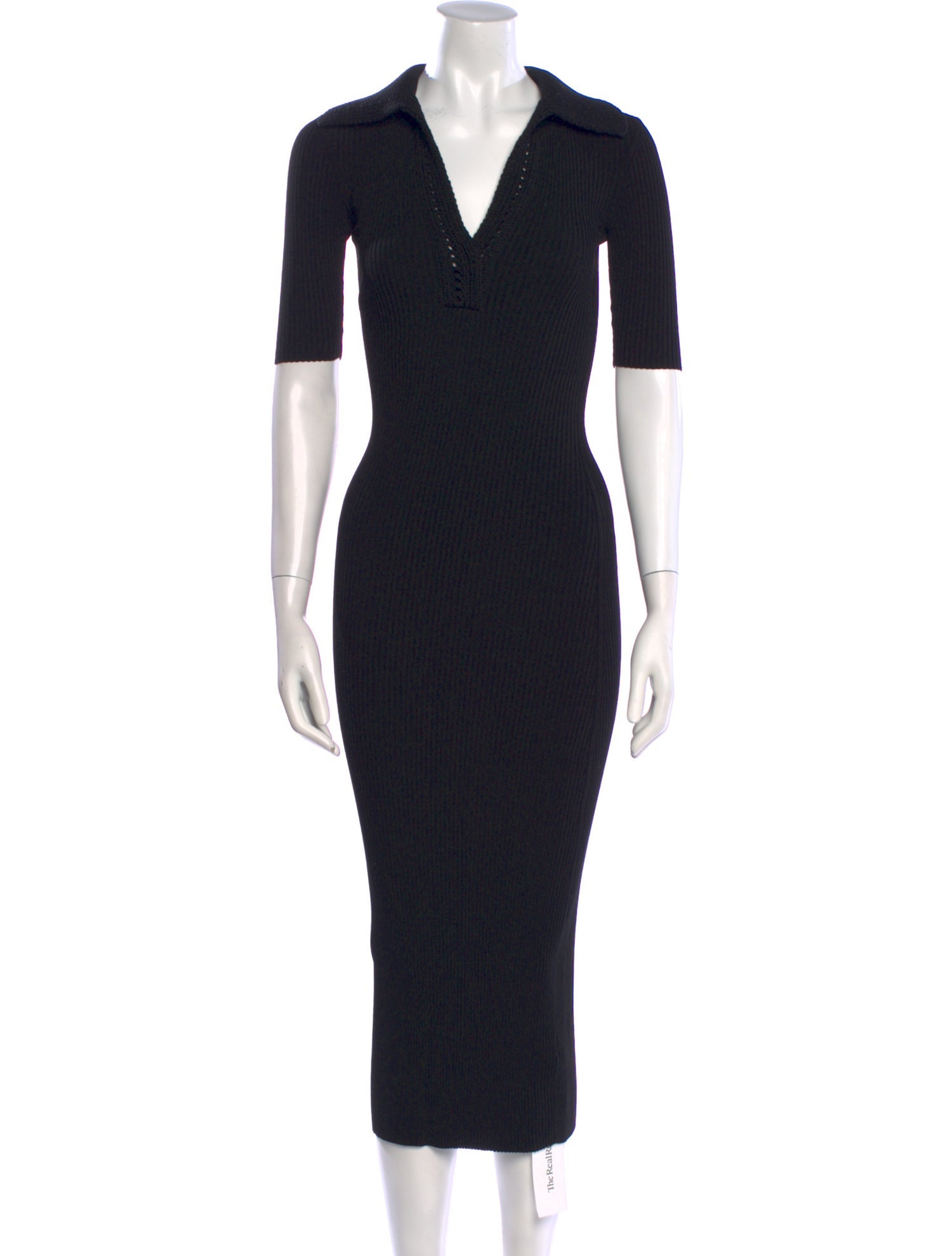 A.L.C. V-Neck Midi Length Dress