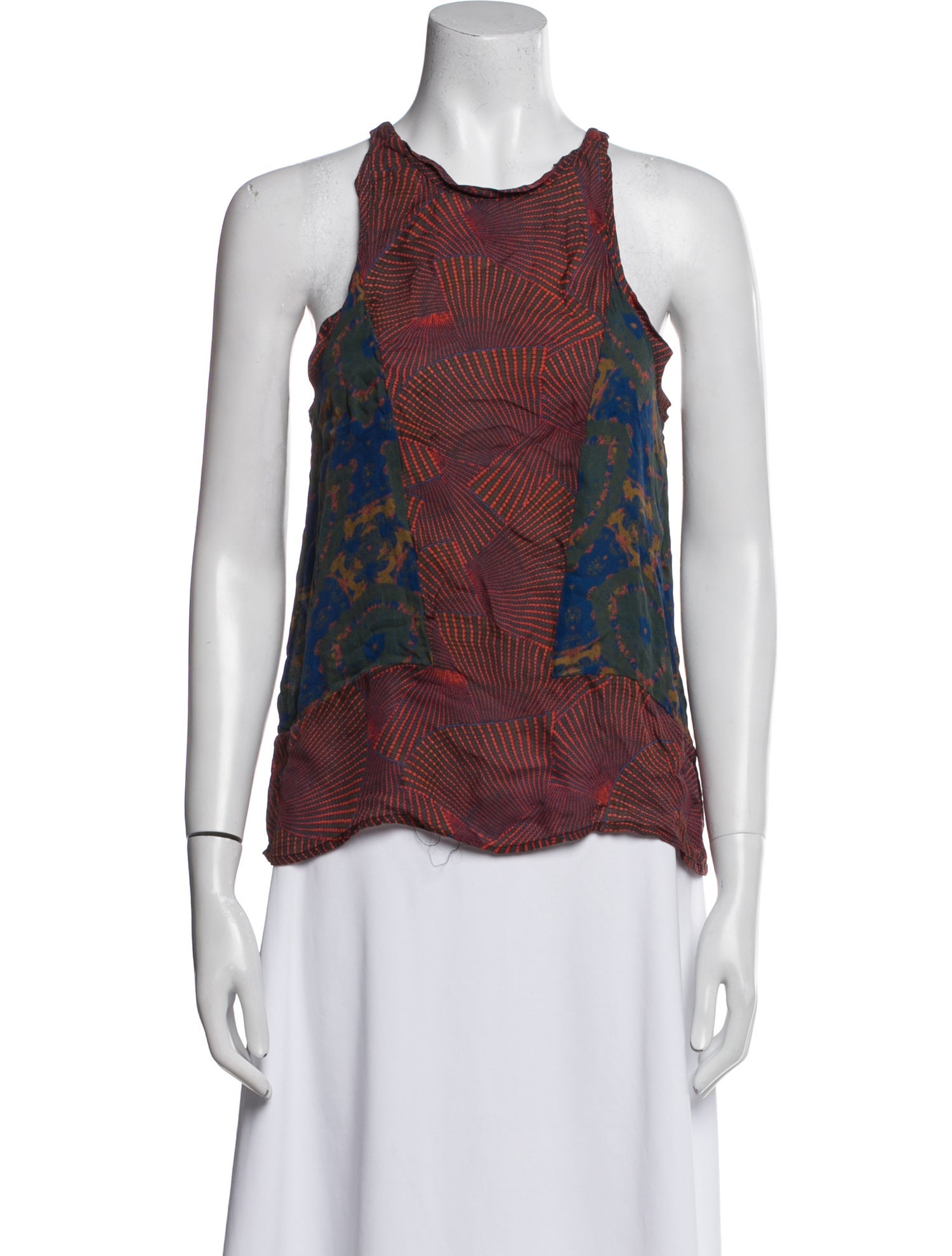 A.L.C. Silk Printed Top