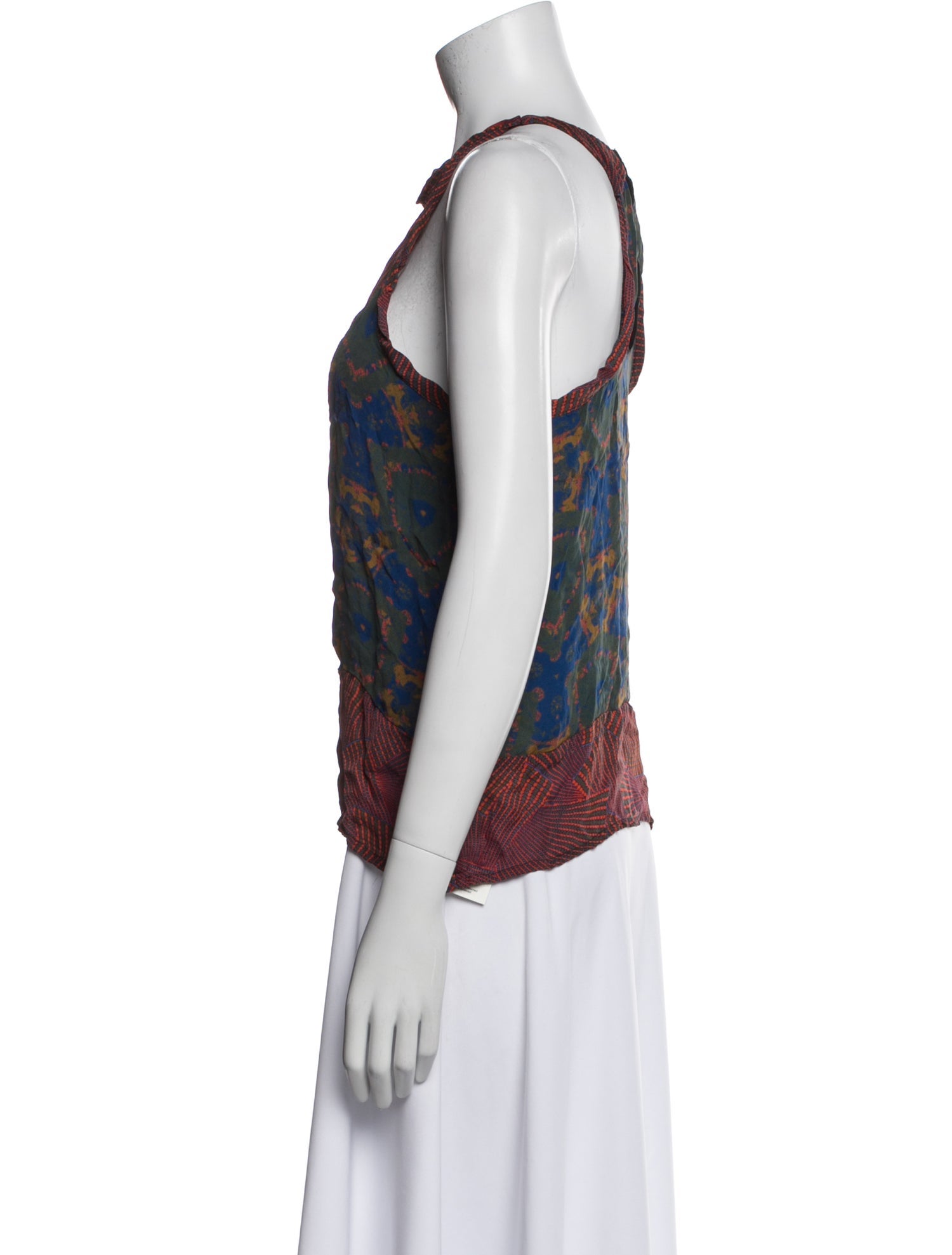 A.L.C. Silk Printed Top