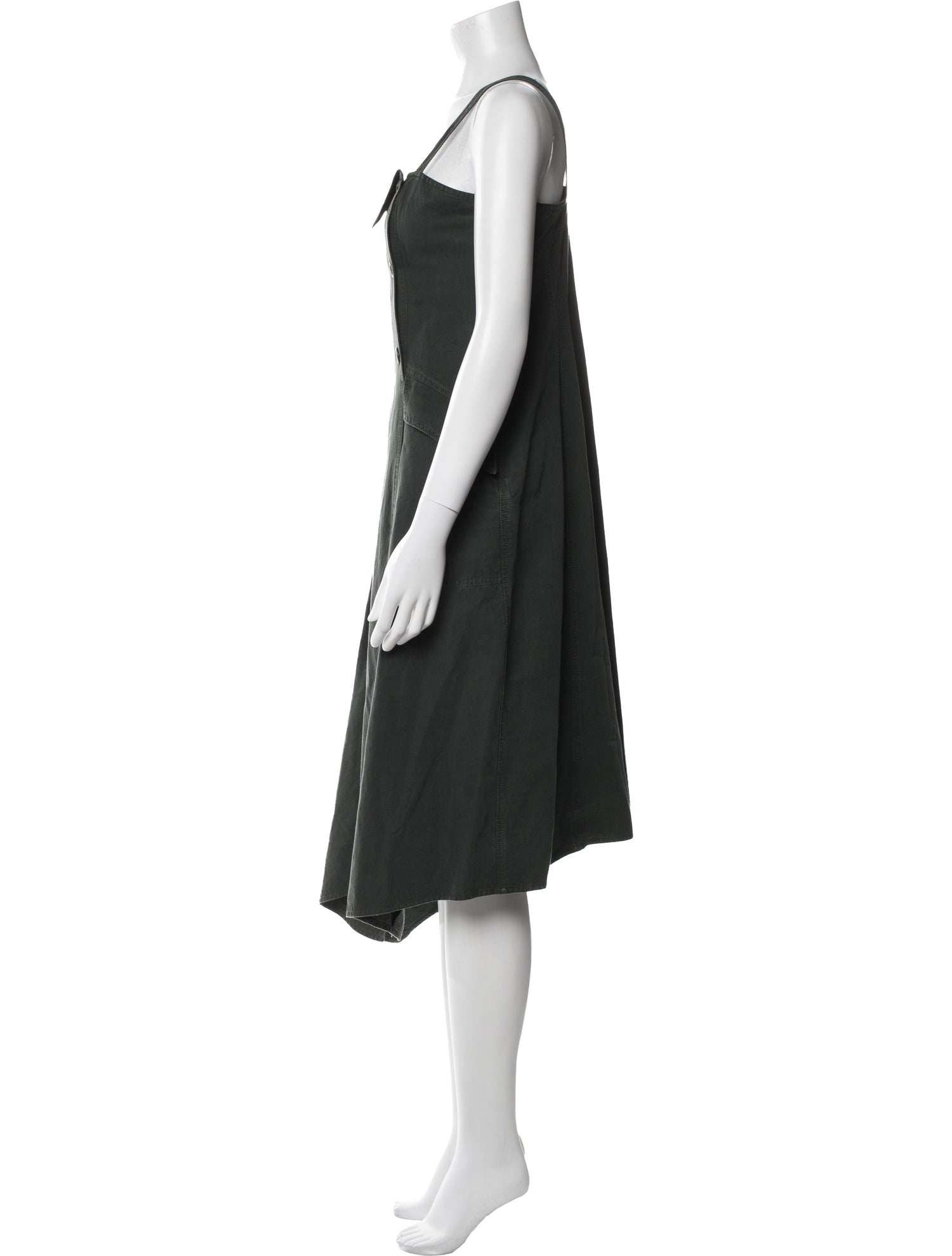 A.L.C. Square Neckline Midi Length Dress