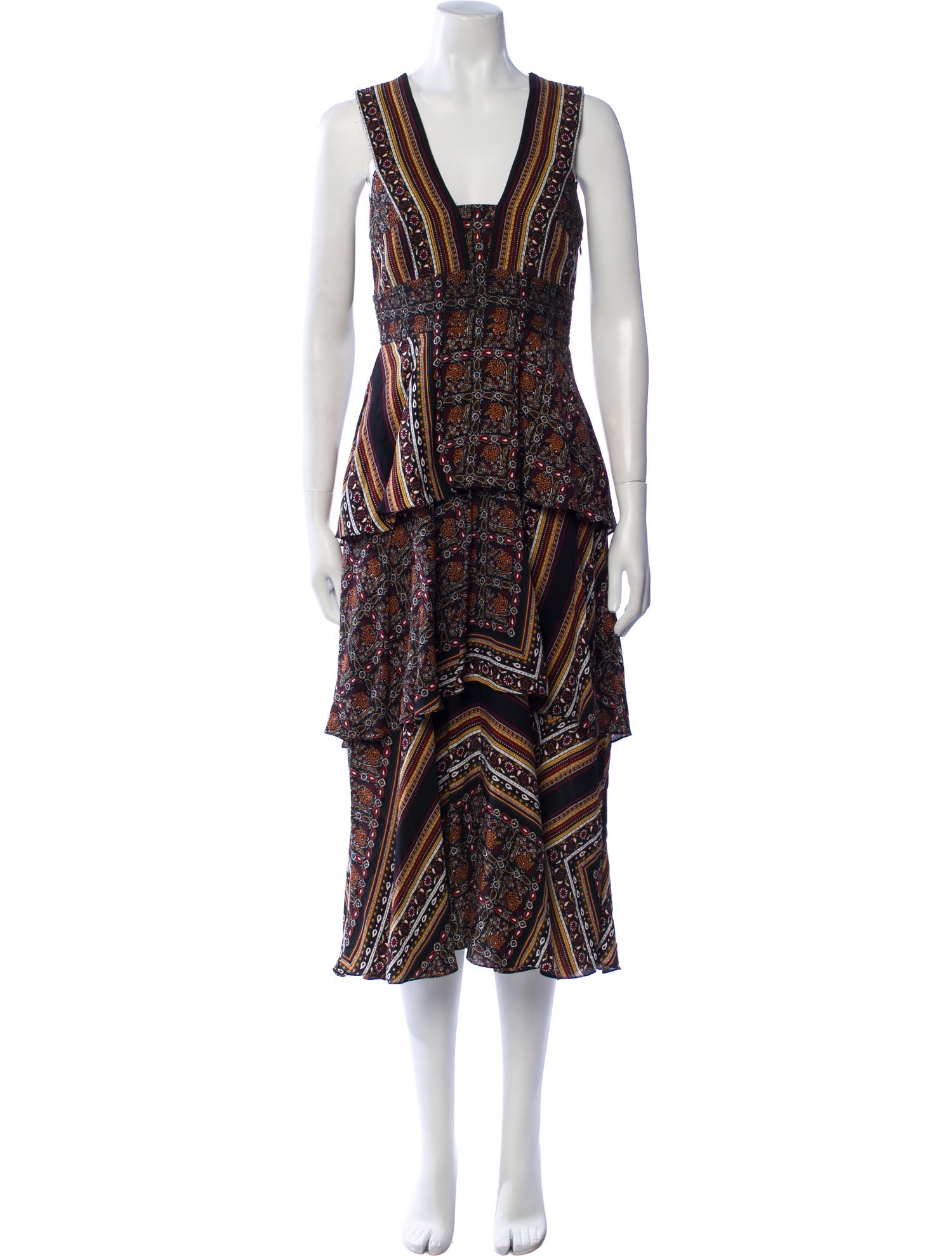 A.L.C. Silk Long Dress