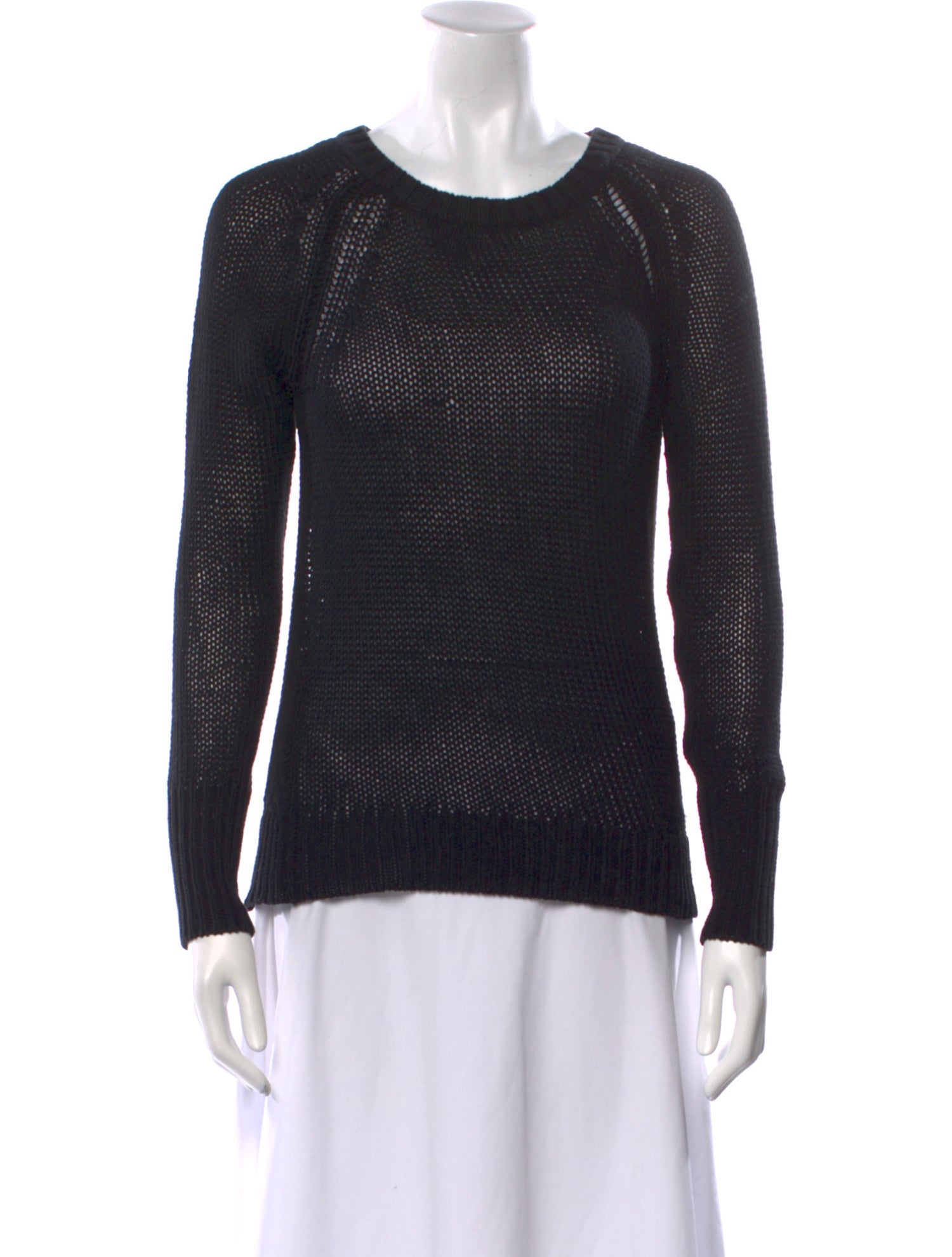A.L.C. Crochet Scoop Neck Sweater