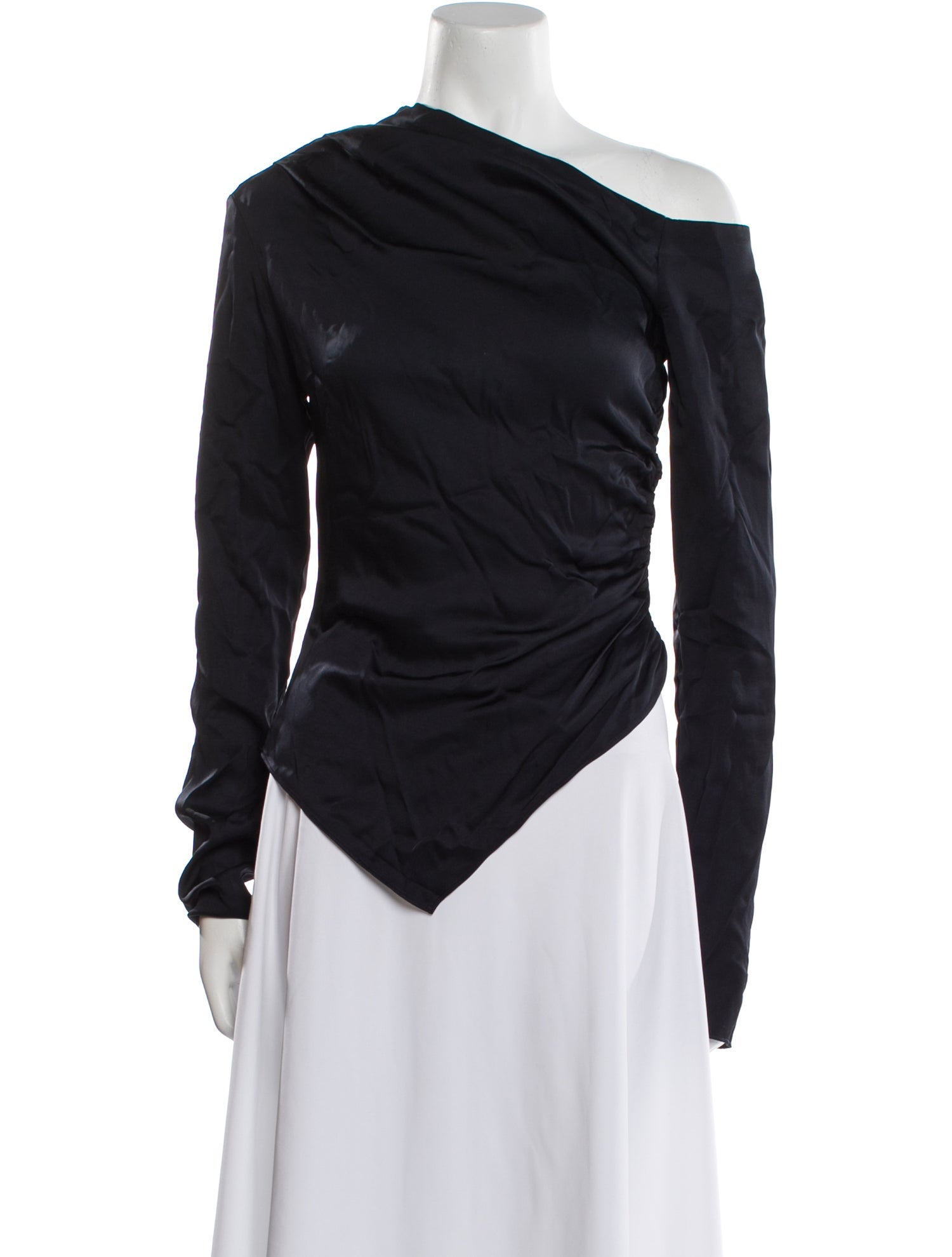 A.L.C. One-Shoulder Long Sleeve Top