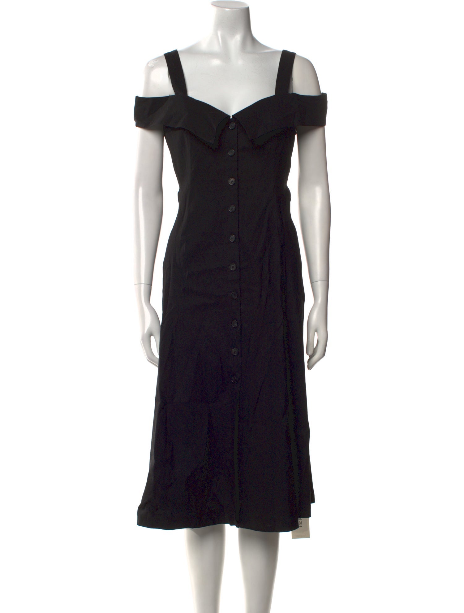 A.L.C. Square Neckline Midi Length Dress