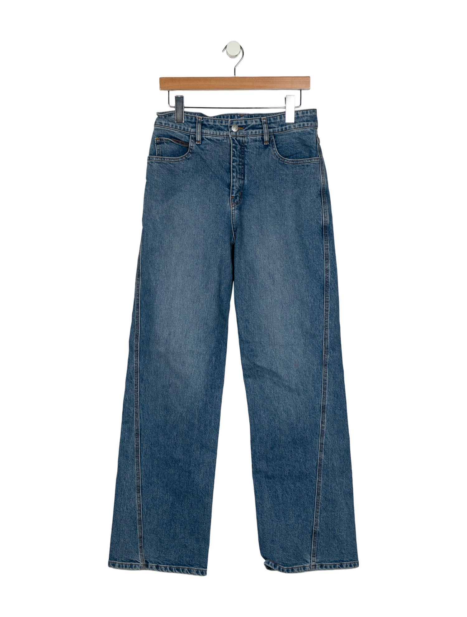 A.L.C. High-Rise Wide Leg Jeans