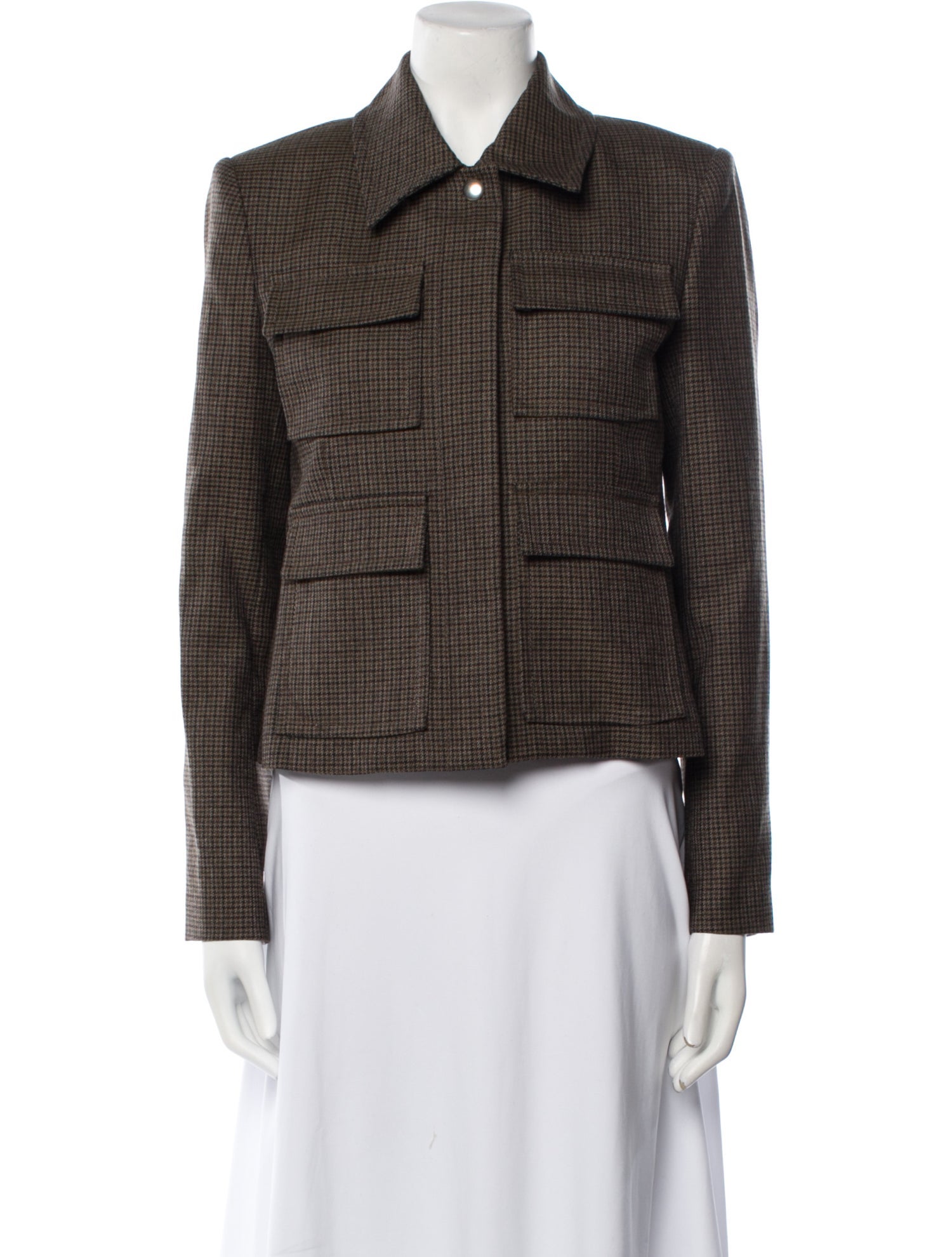 A.L.C. Wool Plaid Print Blazer w/ Tags