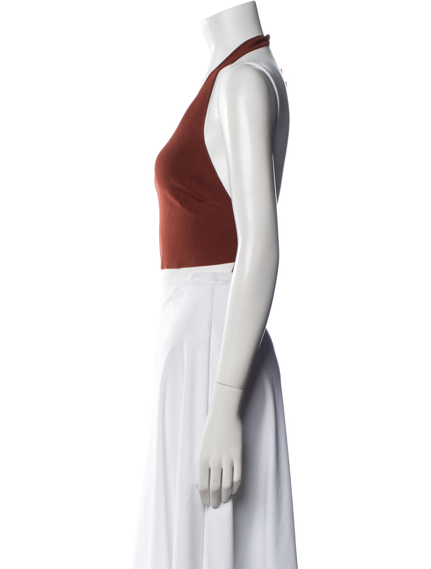 A.L.C. Halterneck Sleeveless Crop Top