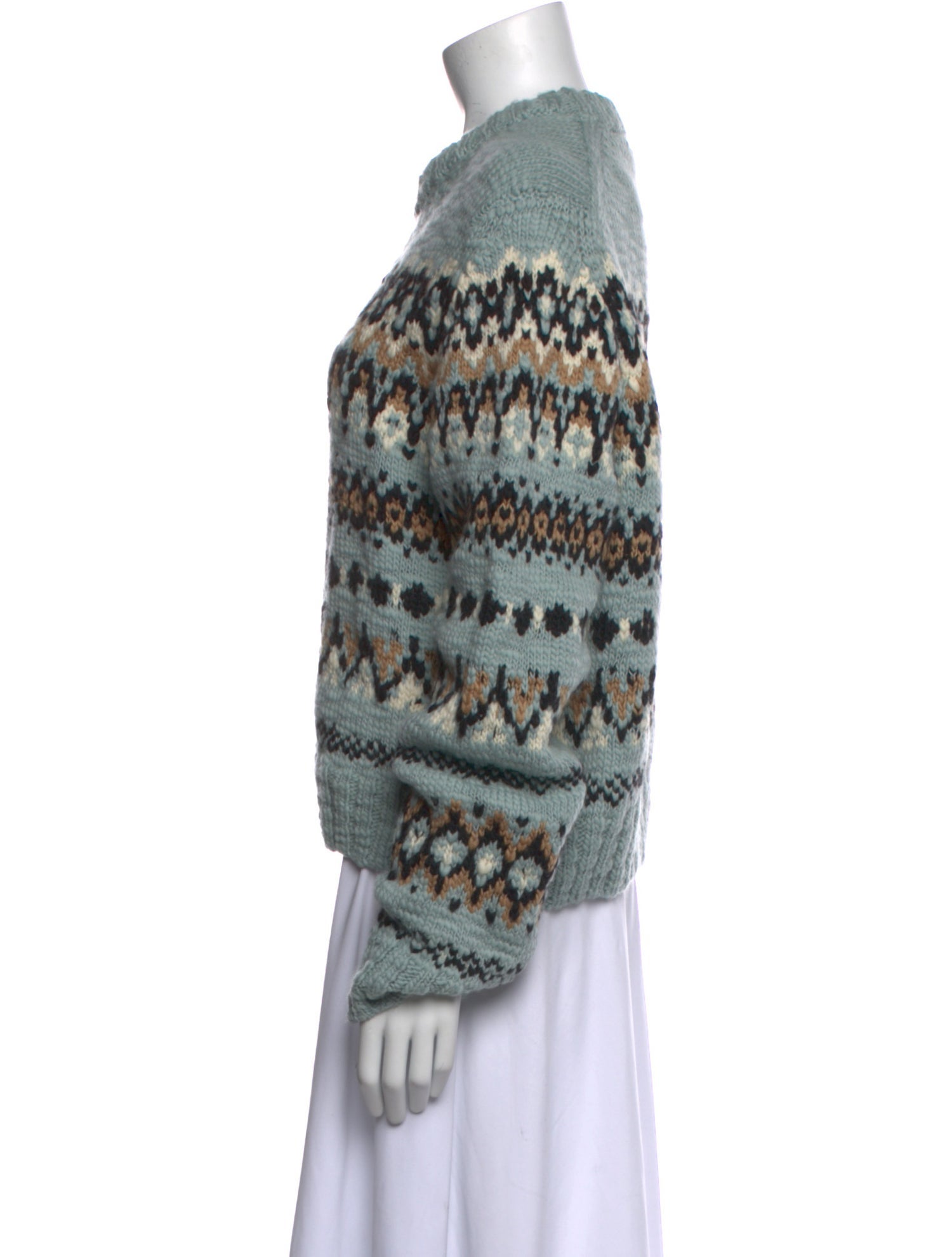 A.L.C. Merino Wool Striped Sweater