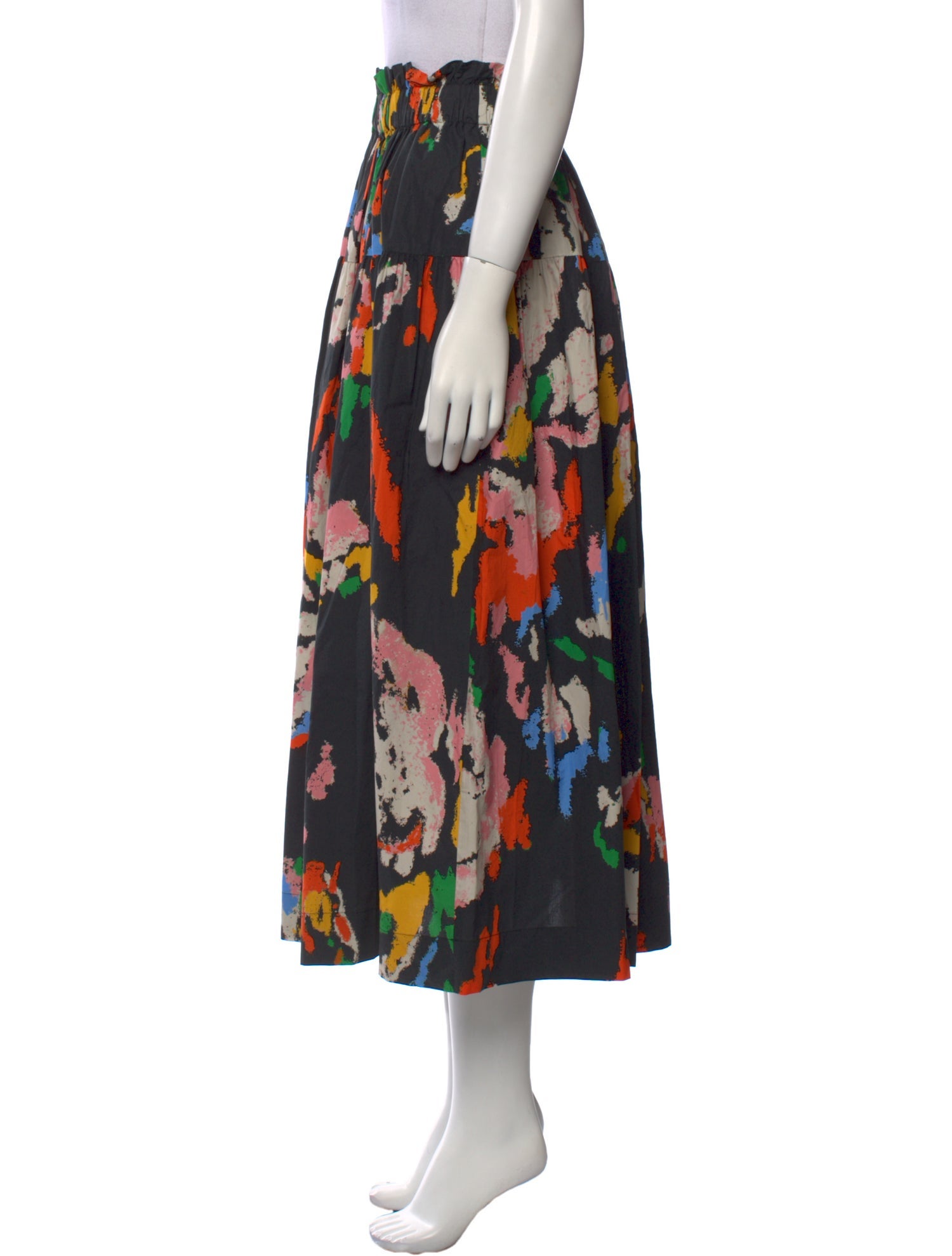 A.L.C. Printed Midi Length Skirt